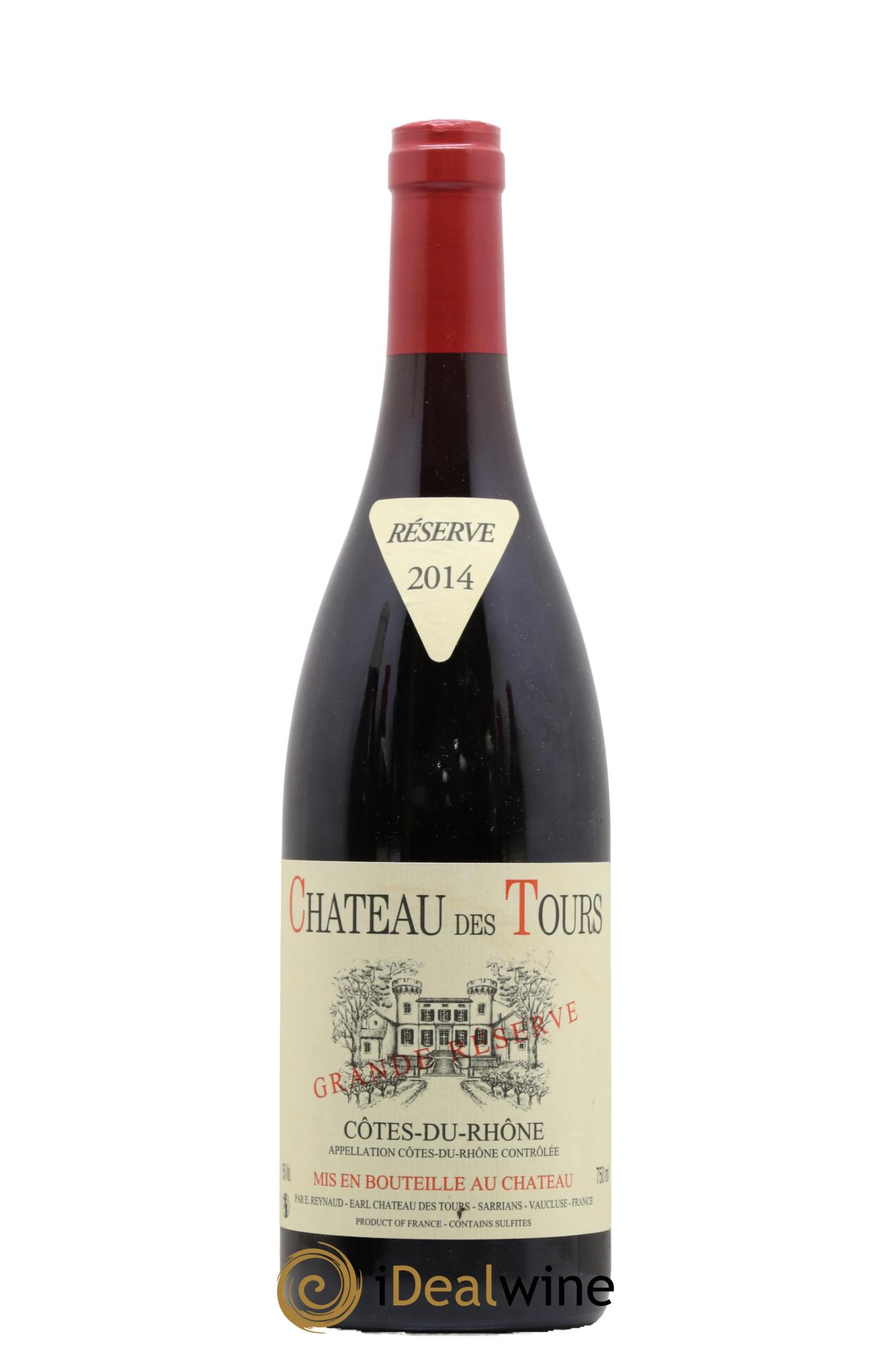 Côtes du Rhône Château des Tours Grande Réserve Emmanuel Reynaud 2014 - Posten von 1 Flasche - 0