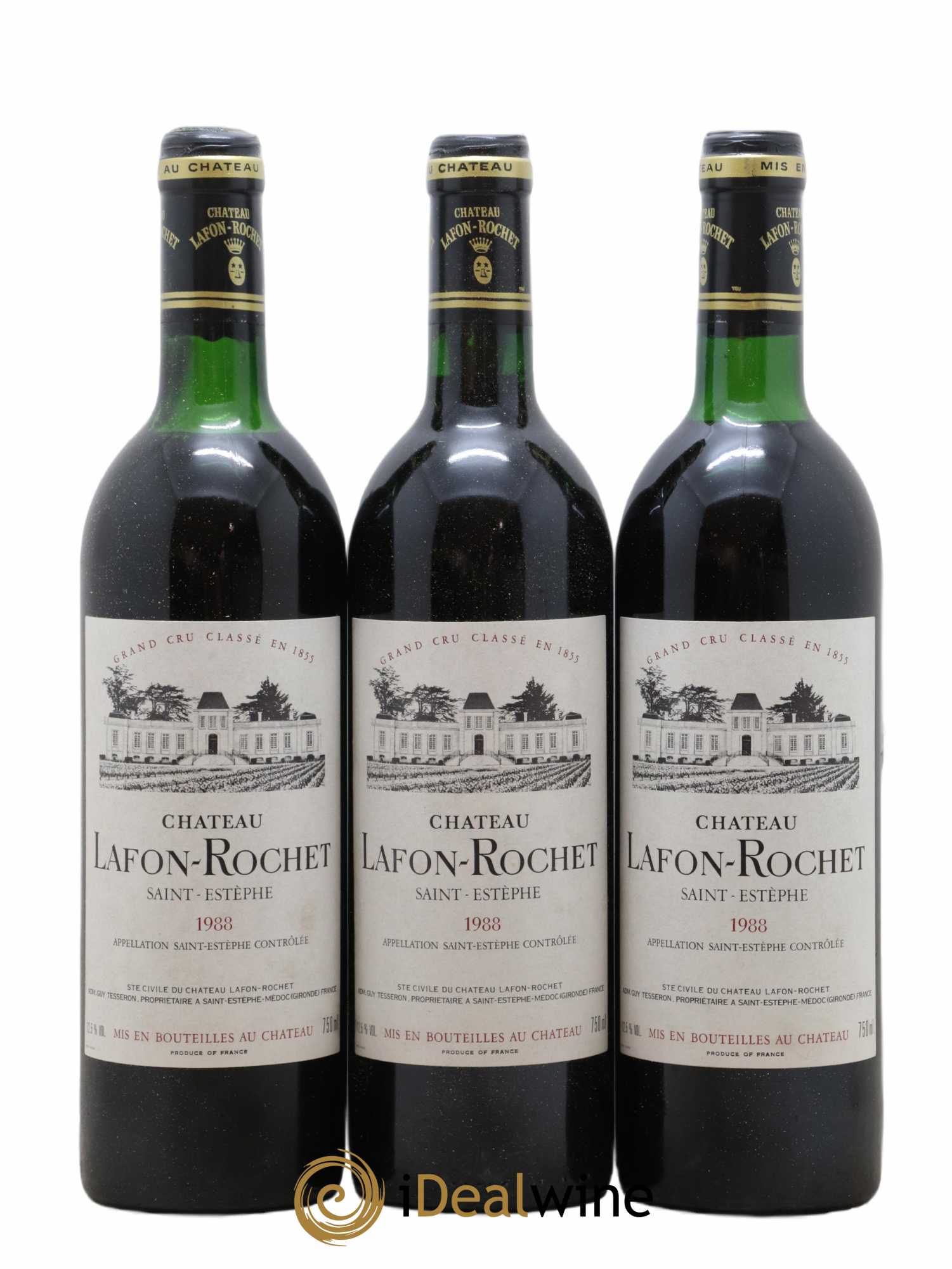 Château Lafon Rochet 4ème Grand Cru Classé 1988 - Lot of 12 bottles - 1