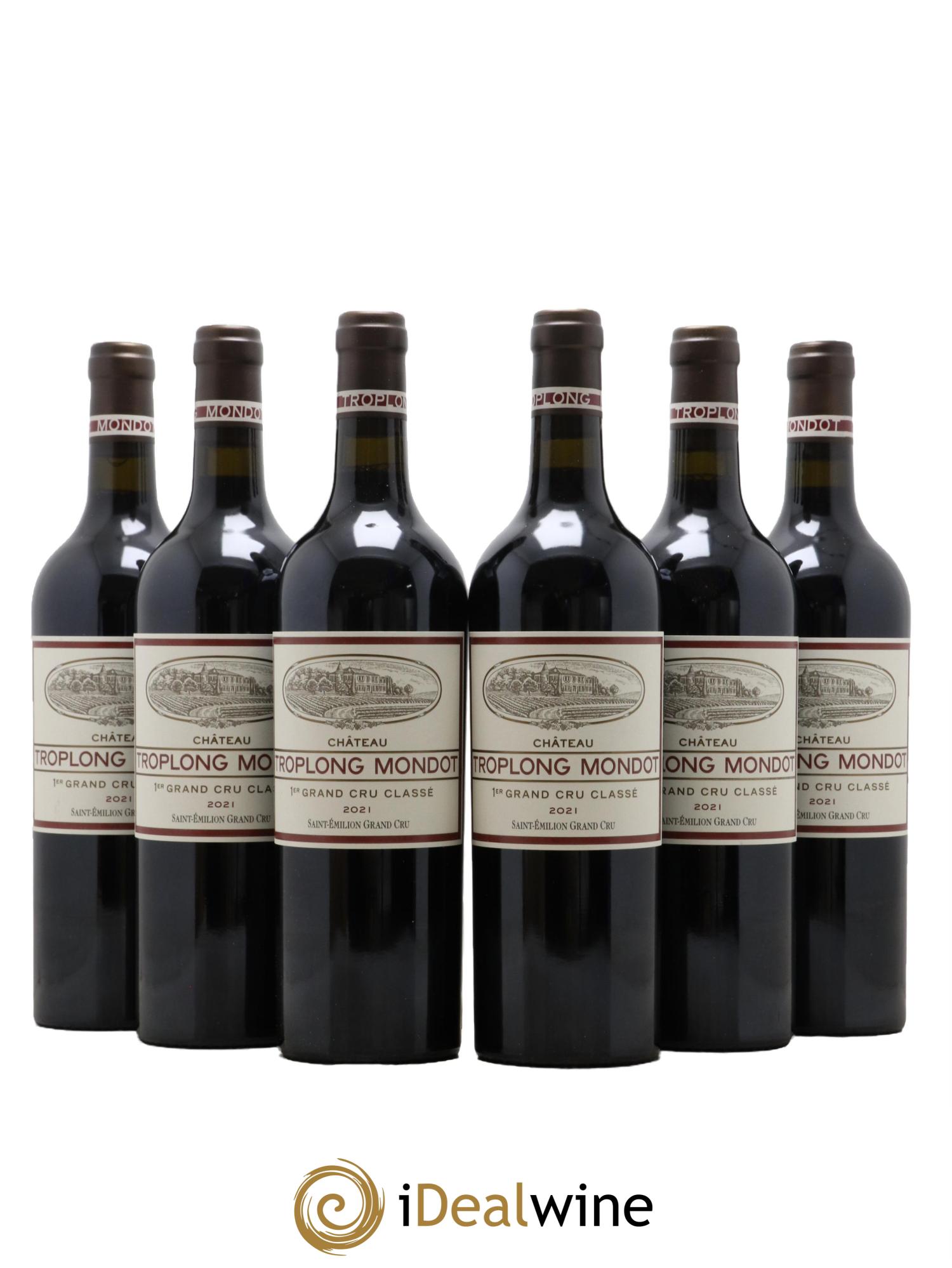 Château Troplong Mondot 1er Grand Cru Classé B 2021 - Lot of 6 bottles - 0