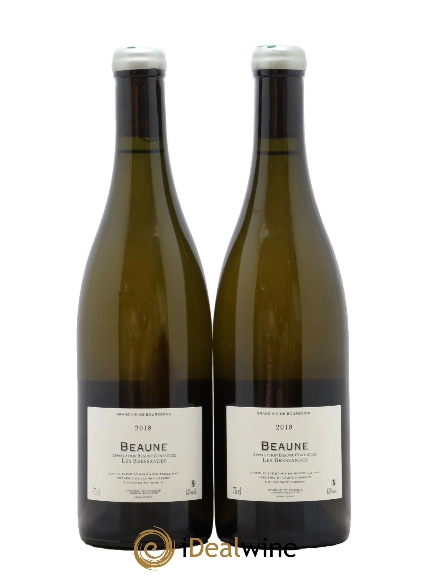 Beaune Les Bressandes Domaine de Chassorney - Frédéric Cossard 2018 - Lot de 2 bouteilles - 1