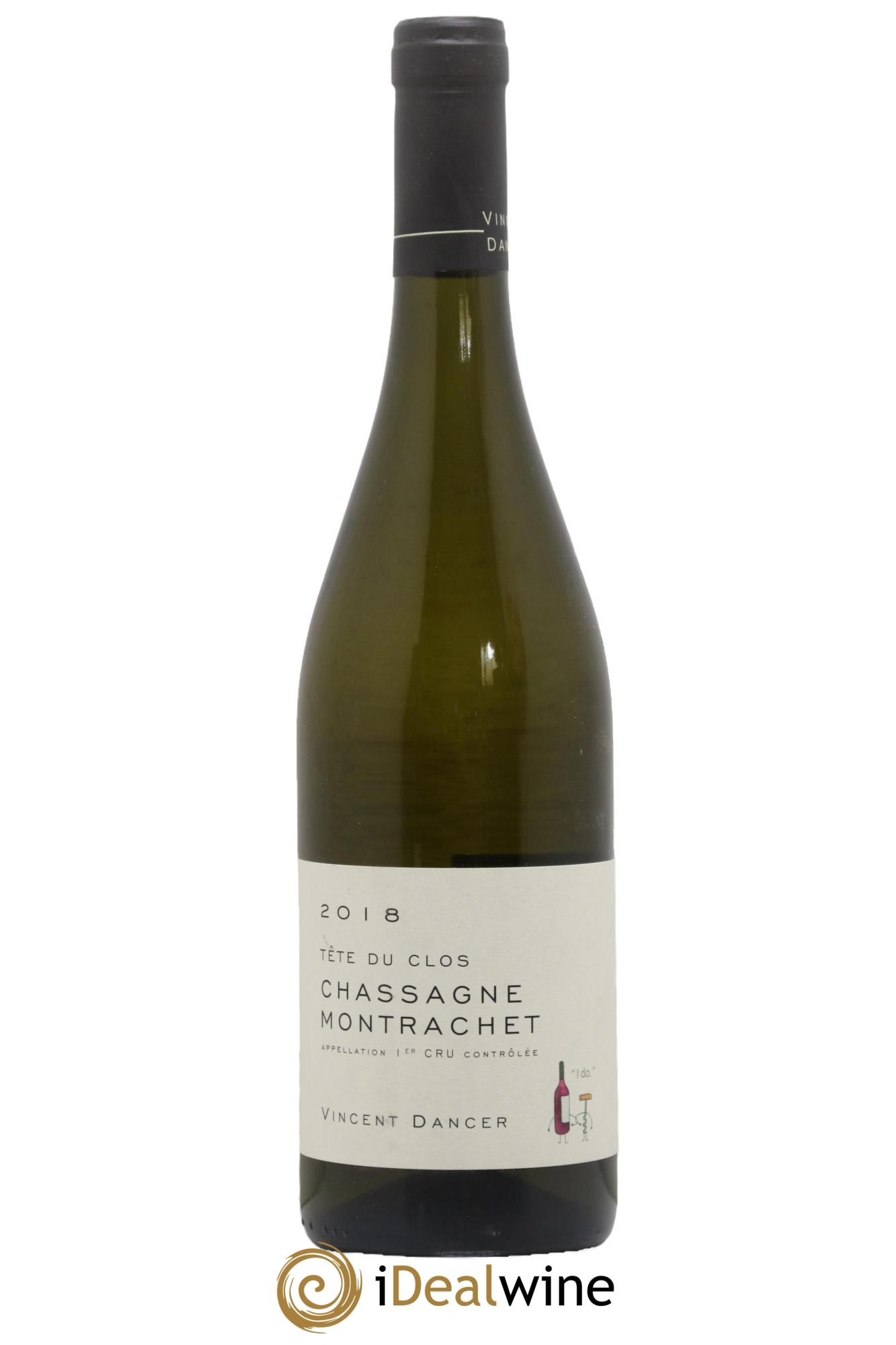 Chassagne-Montrachet 1er Cru (Morgeot) Tête du Clos Vincent Dancer 2018 - Lotto di 1 bottiglia - 0