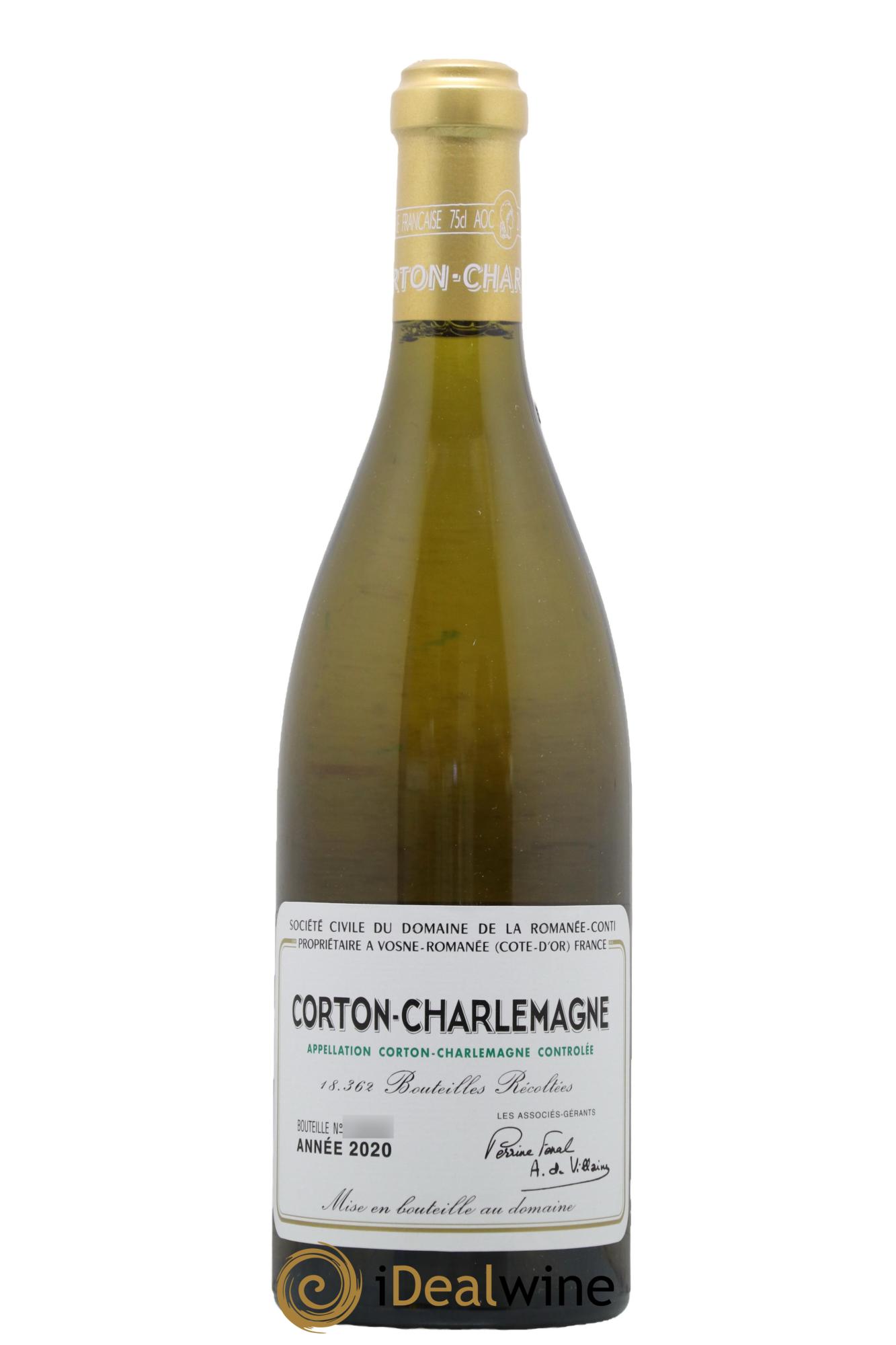 Corton-Charlemagne Grand Cru Domaine de la Romanée-Conti 2020 - Lot of 1 bottle - 0