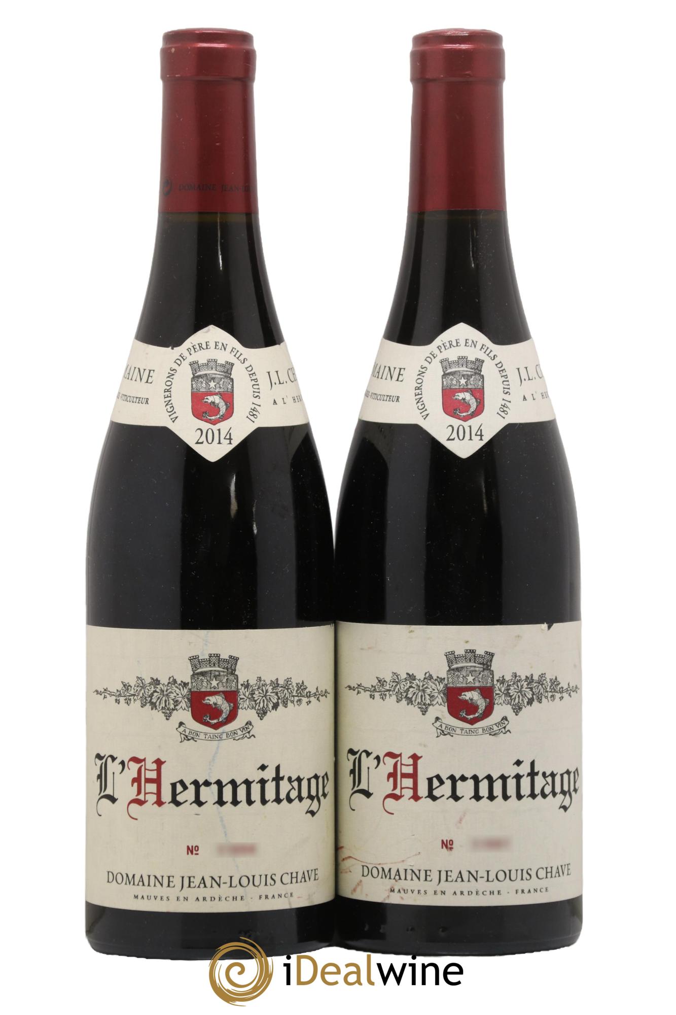 Hermitage Jean-Louis Chave 2014 - Lotto di 2 bottiglie - 0