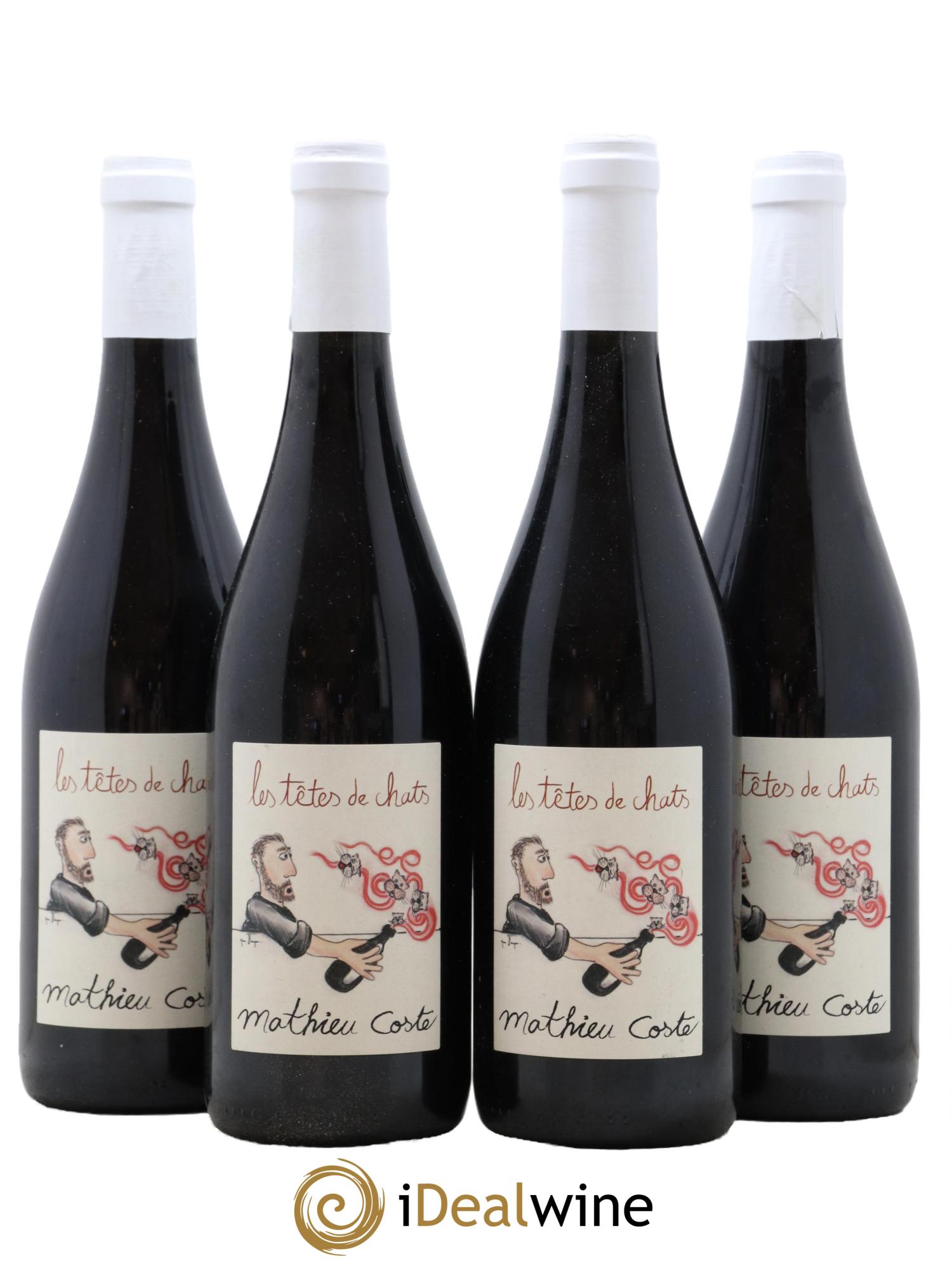 Vin de France Tetes De Chats Mathieu Coste 2014 - Lot de 4 bouteilles - 0