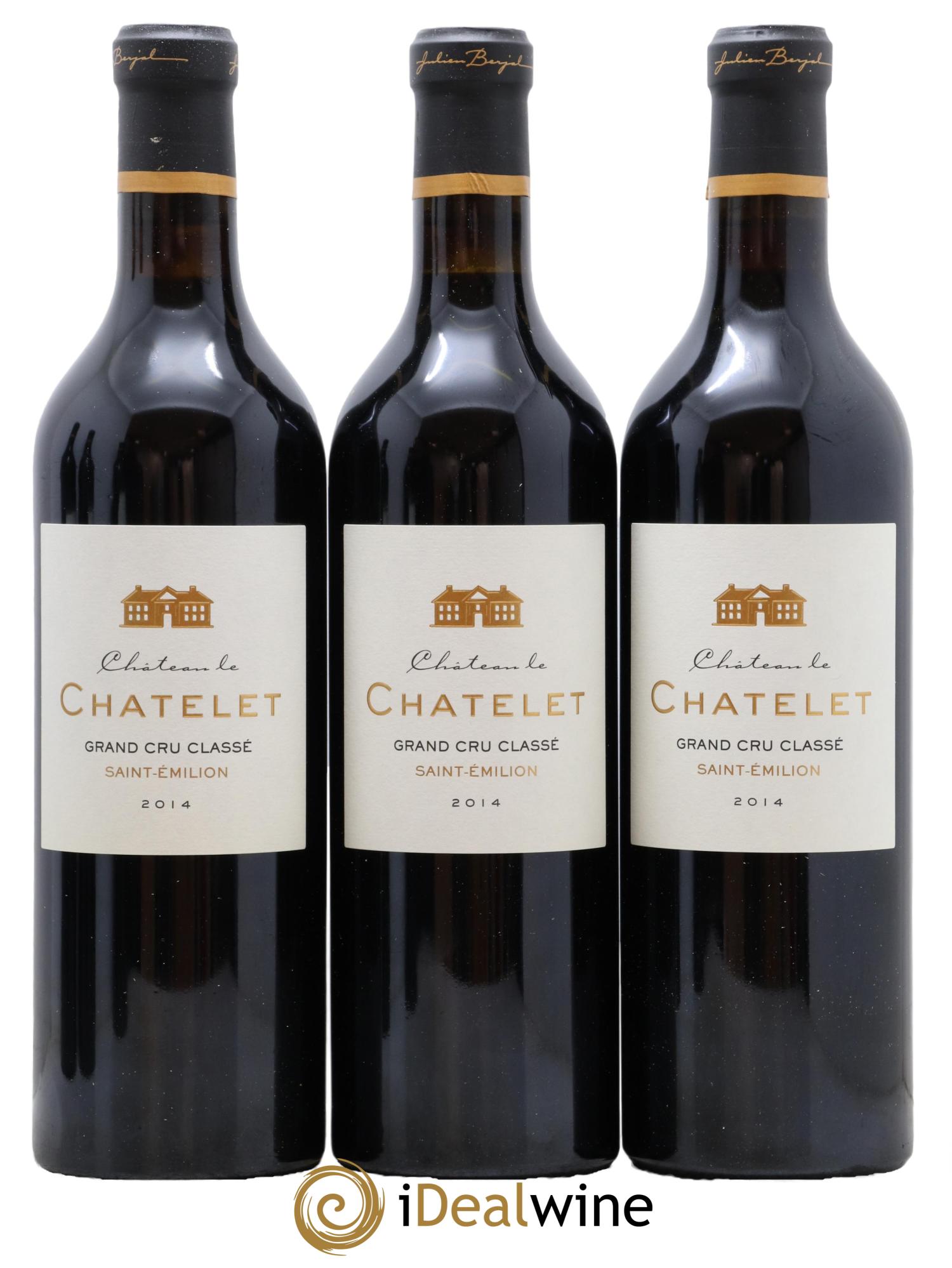 Saint-Émilion Grand Cru Chateau Le Chatelet 2014 - Posten von 6 Flaschen - 2