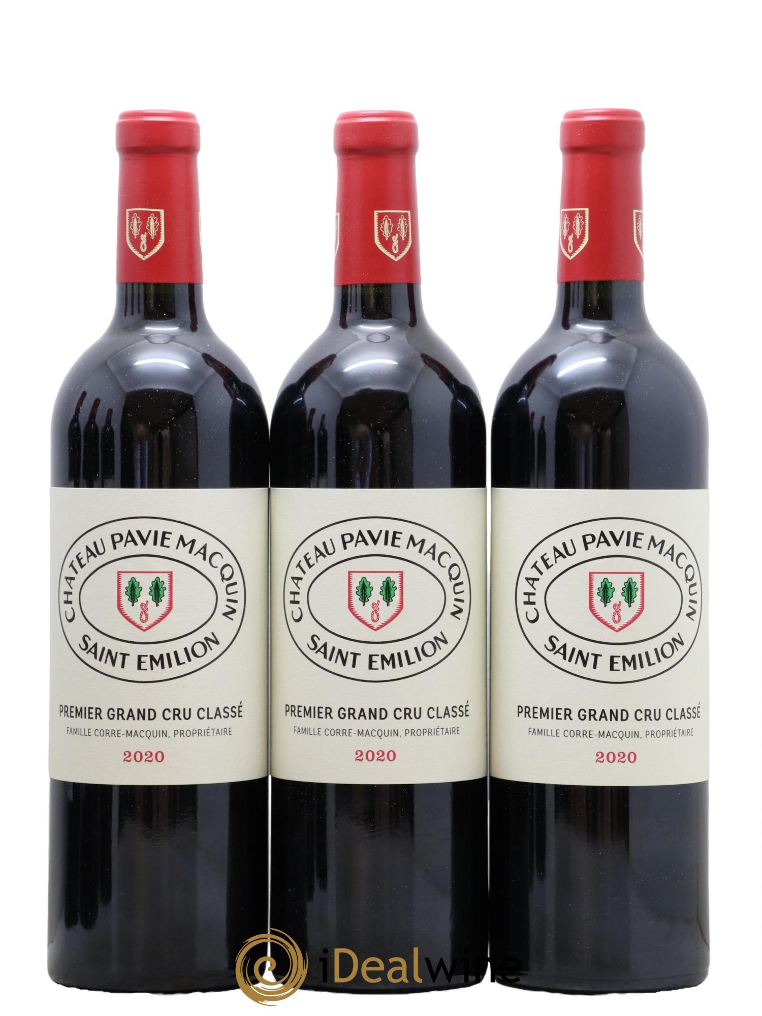 Château Pavie Macquin 1er Grand Cru Classé B 2020 - Lot de 6 bouteilles - 1