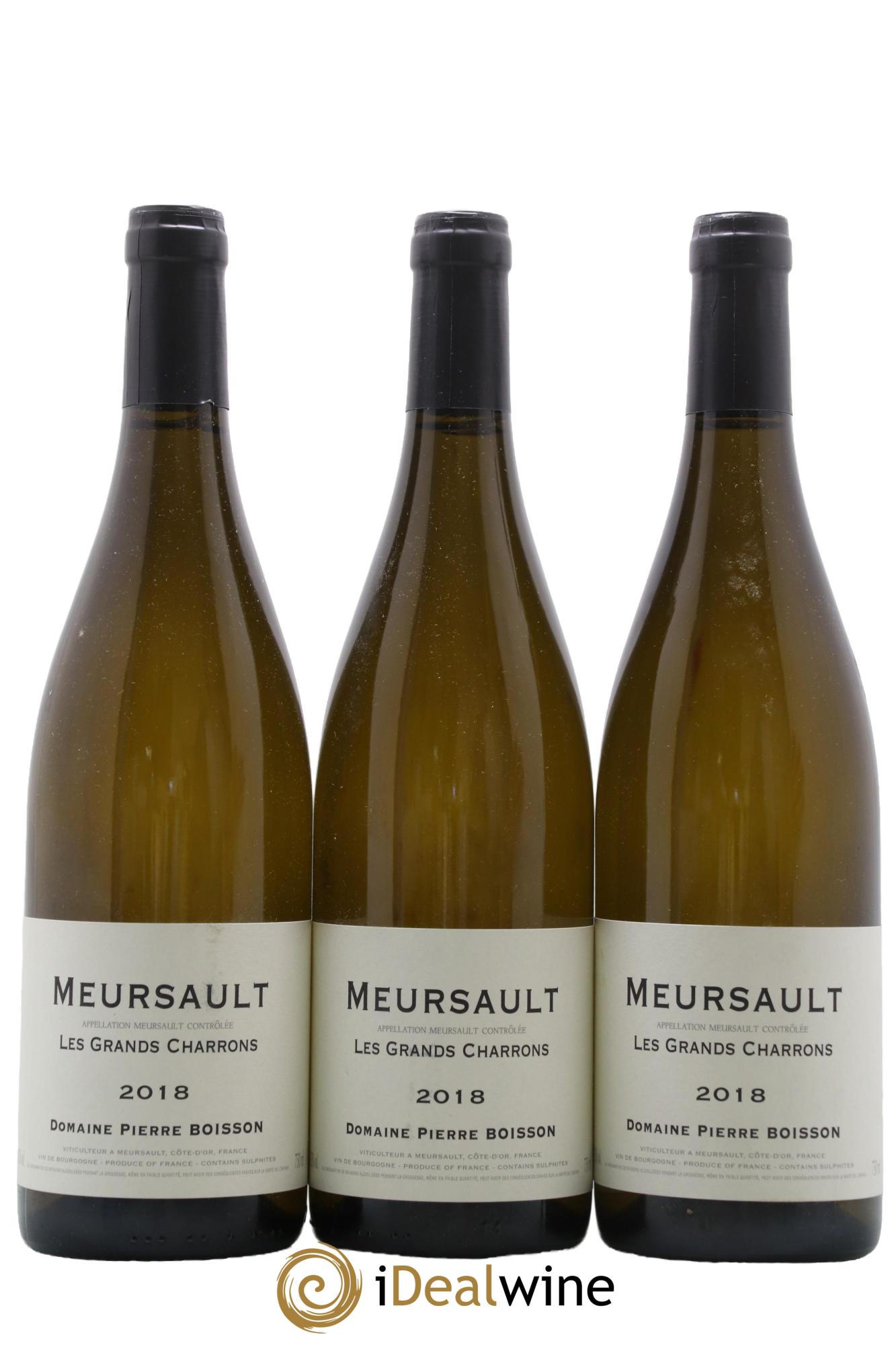 Meursault Les Grands Charrons Pierre Boisson (Domaine) 2018 - Lot de 3 bouteilles - 0