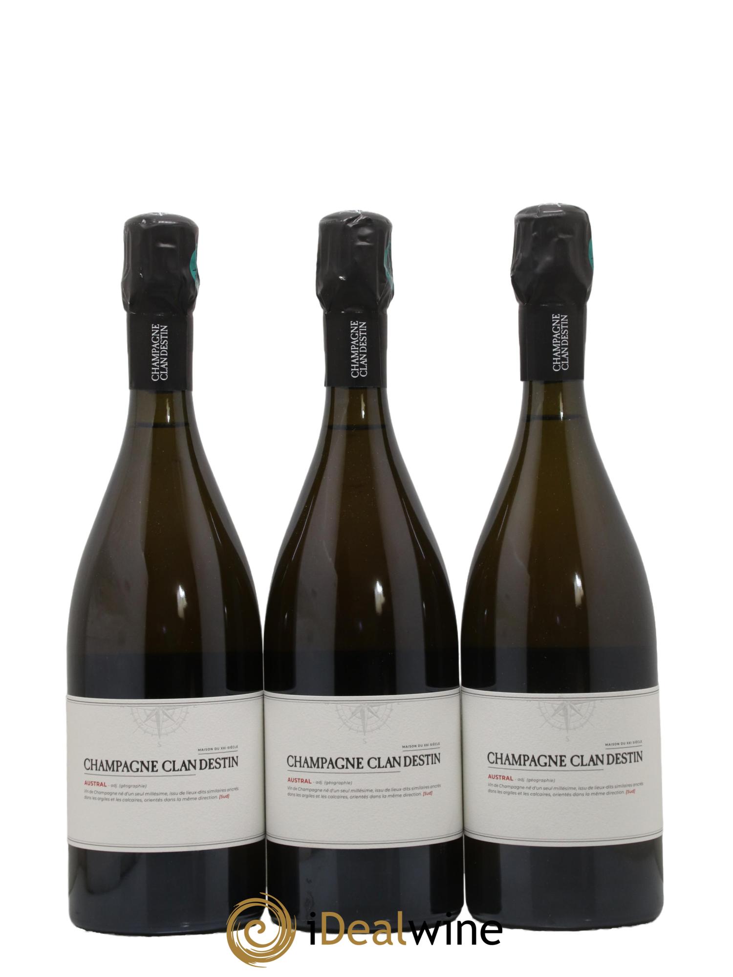 Brut Nature Austral Clandestin 2022 - Lot de 3 bouteilles - 0