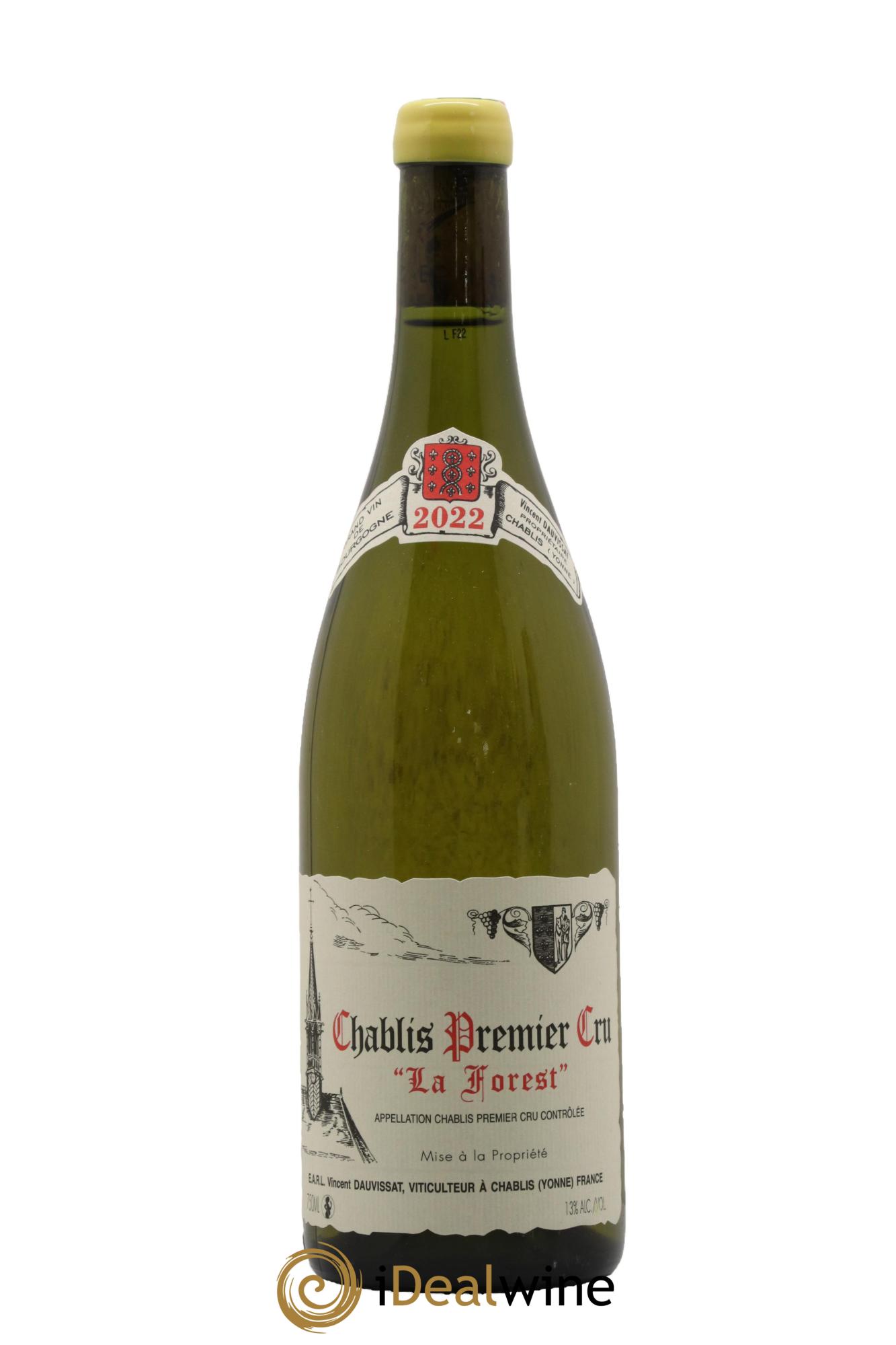 Chablis 1er Cru La Forest Vincent Dauvissat (Domaine) 2022 - Lot de 1 bouteille - 0