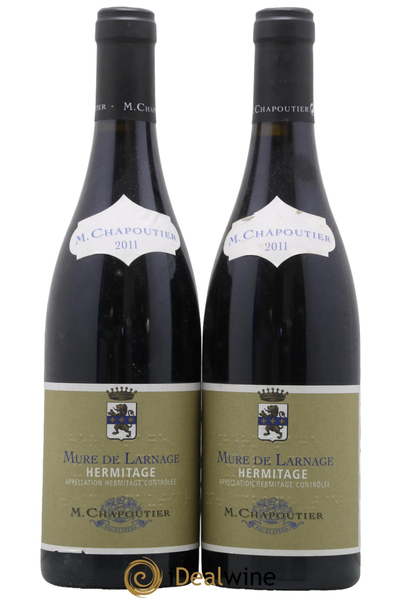 Hermitage Mure de Larnage Chapoutier 2011 - Lot de 2 bouteilles - 0