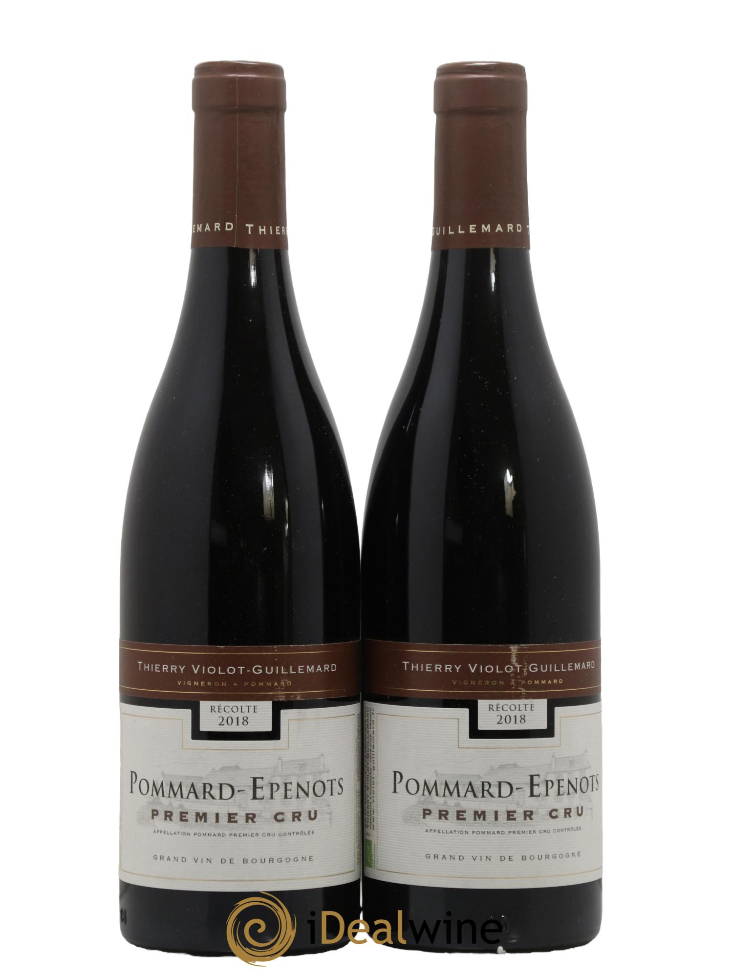 Pommard 1er Cru Les Epenots Violot-Guillemard 2018 - Lot de 2 bouteilles - 0