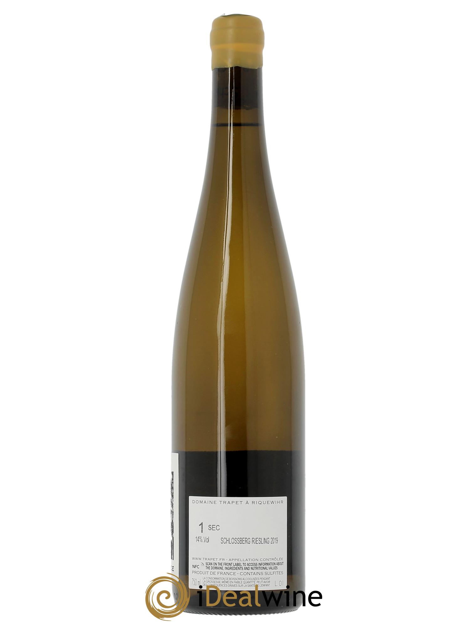 Alsace Riesling Grand Cru Schlossberg Domaine Trapet  2019 - Posten von 1 Flasche - 2