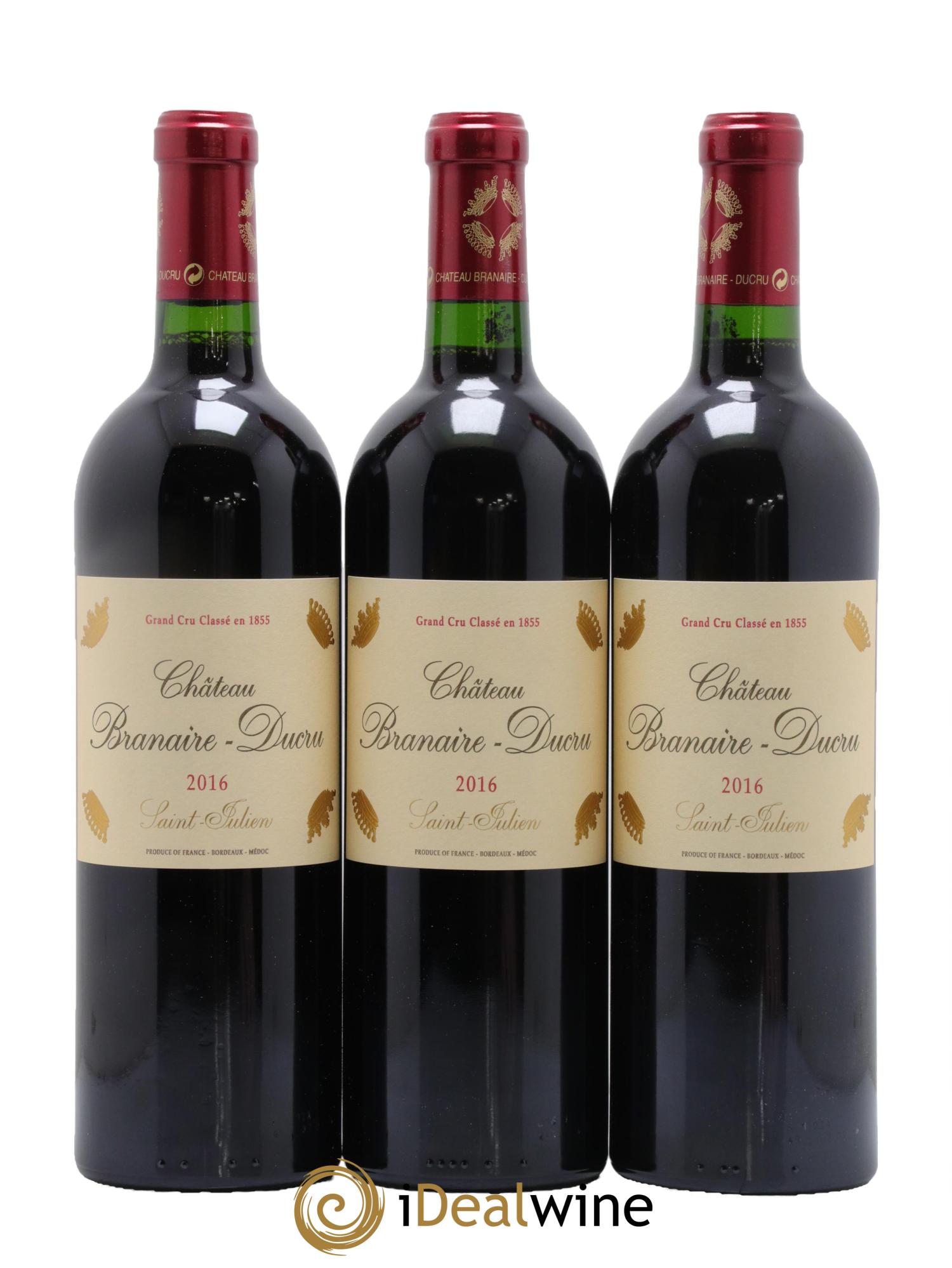 Château Branaire Ducru 4ème Grand Cru Classé 2016 - Lot de 6 bouteilles - 2