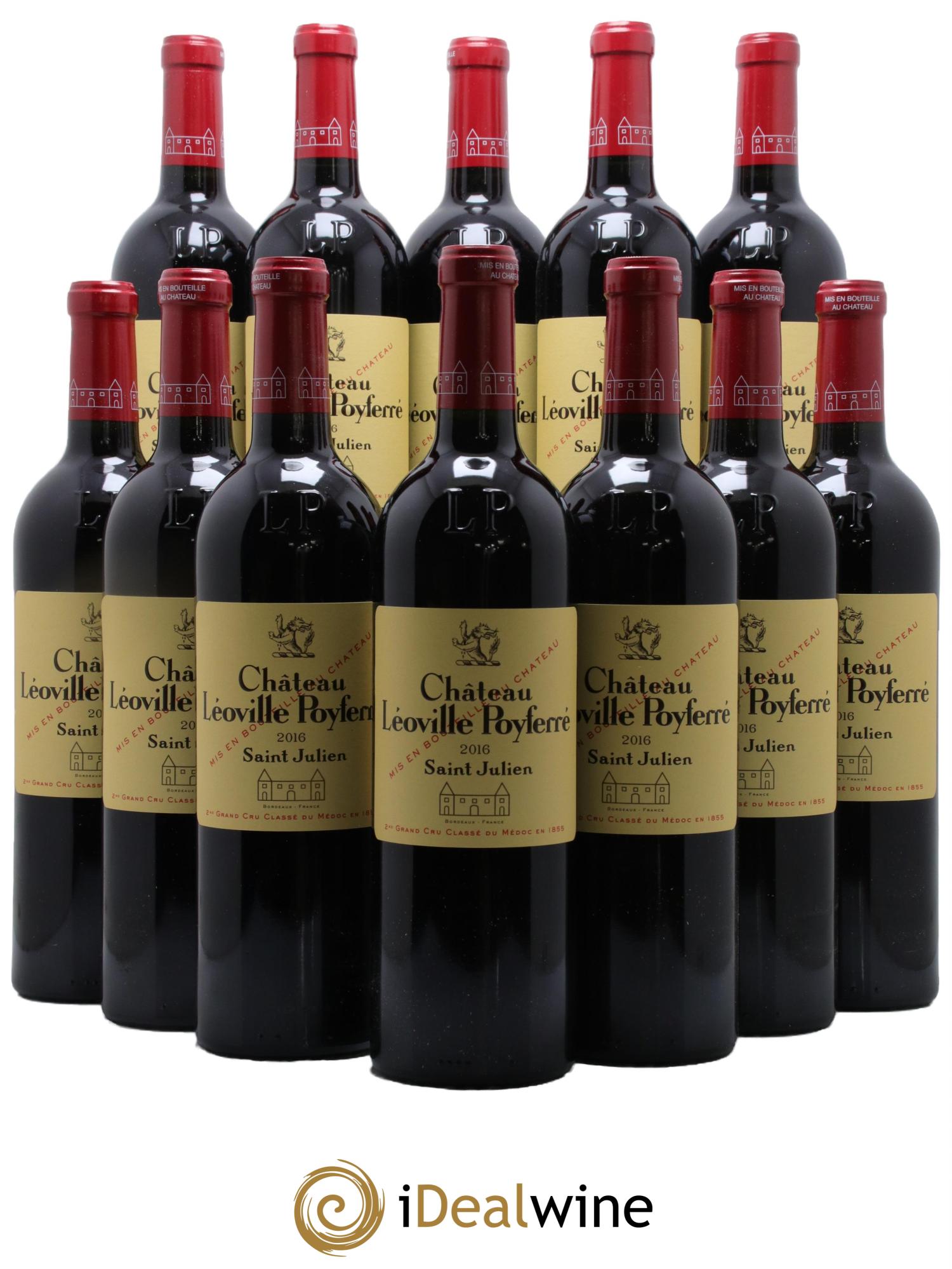 Château Léoville Poyferré 2ème Grand Cru Classé 2016 - Lot of 12 bottles - 0