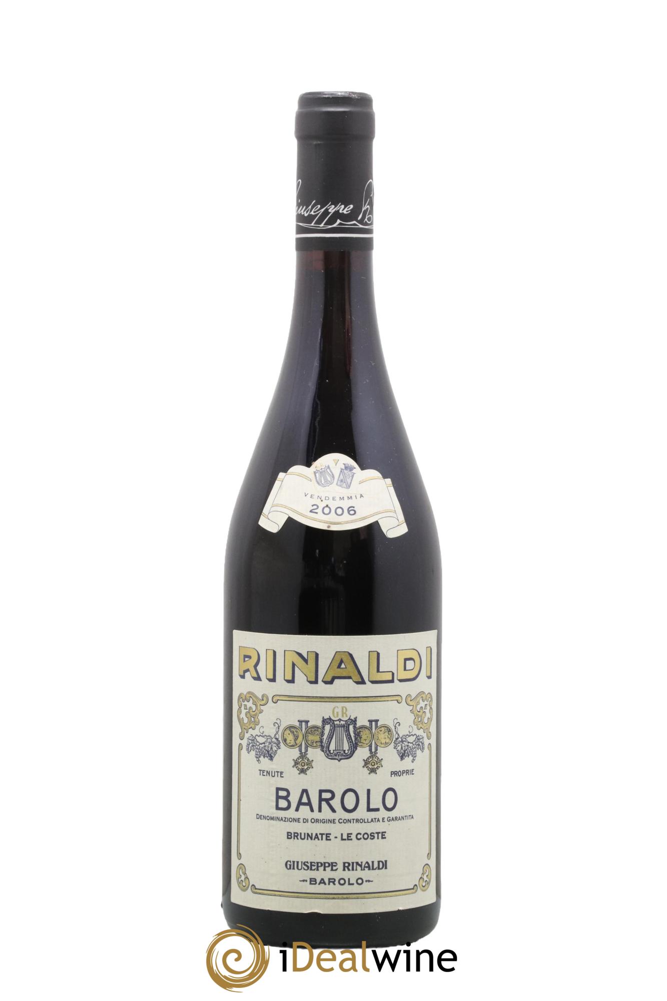 Barolo DOCG Brunate Le Coste Giuseppe Rinaldi 2006 - Lot of 1 bottle - 0