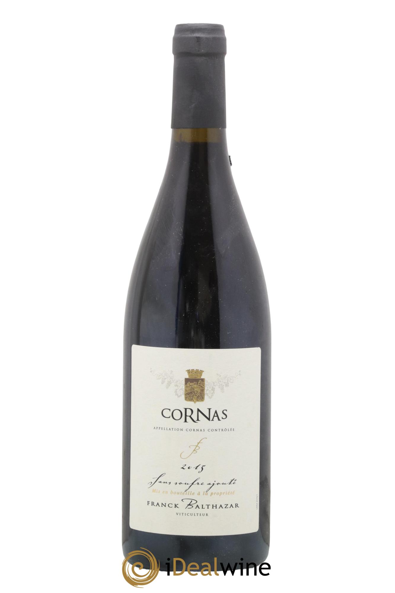 Cornas Cuvée sans soufre Franck Balthazar (Domaine) 2015 - Lot de 1 bouteille - 0