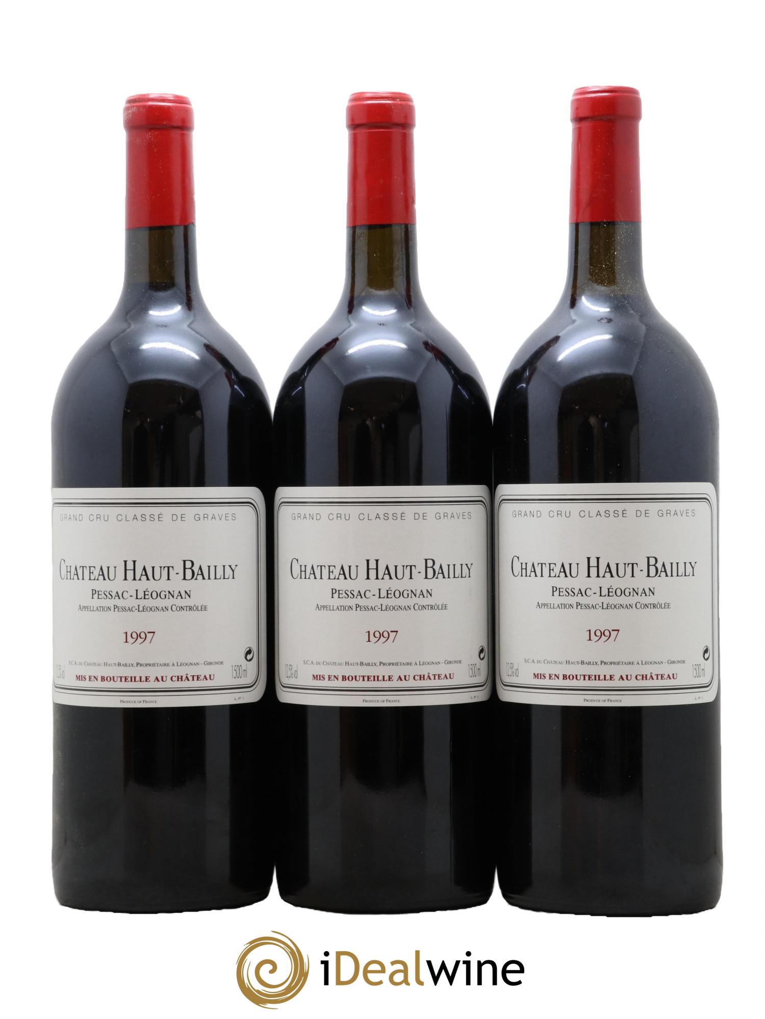 Château Haut-Bailly Cru Classé de Graves 1997 - Lot de 6 magnums - 1