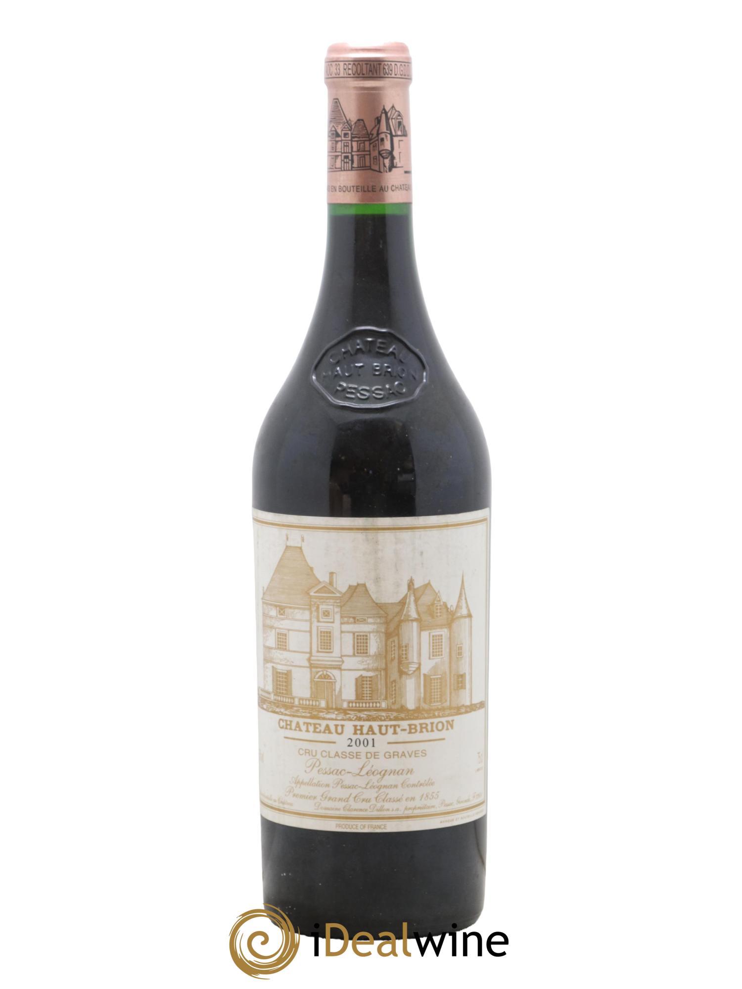 Château Haut Brion 1er Grand Cru Classé 2001 - Posten von 1 Flasche - 0