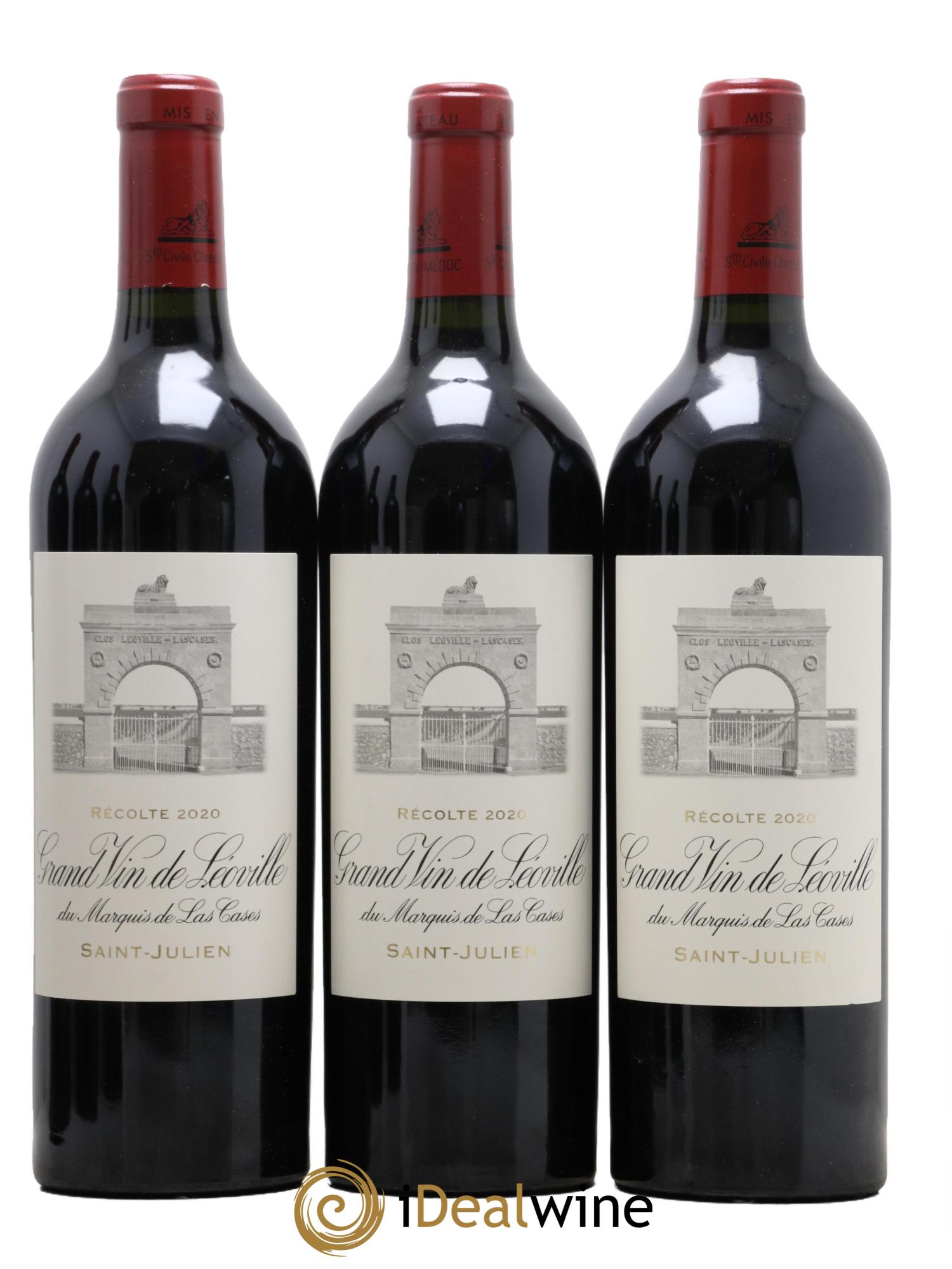 Château Léoville Las Cases 2ème Grand Cru Classé 2020 - Posten von 6 Flaschen - 1