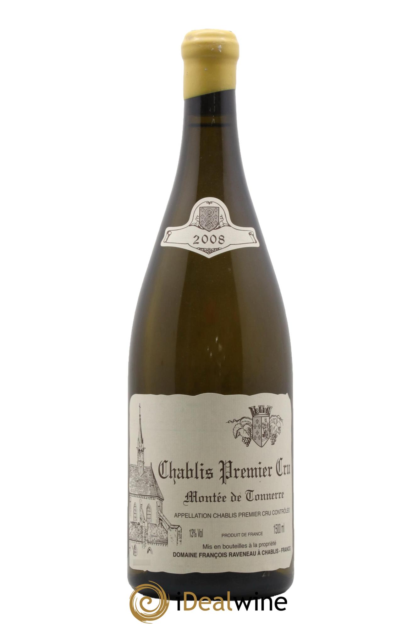 Chablis 1er Cru Montée de Tonnerre Raveneau (Domaine) 2008 - Posten von 1 Magnum - 0