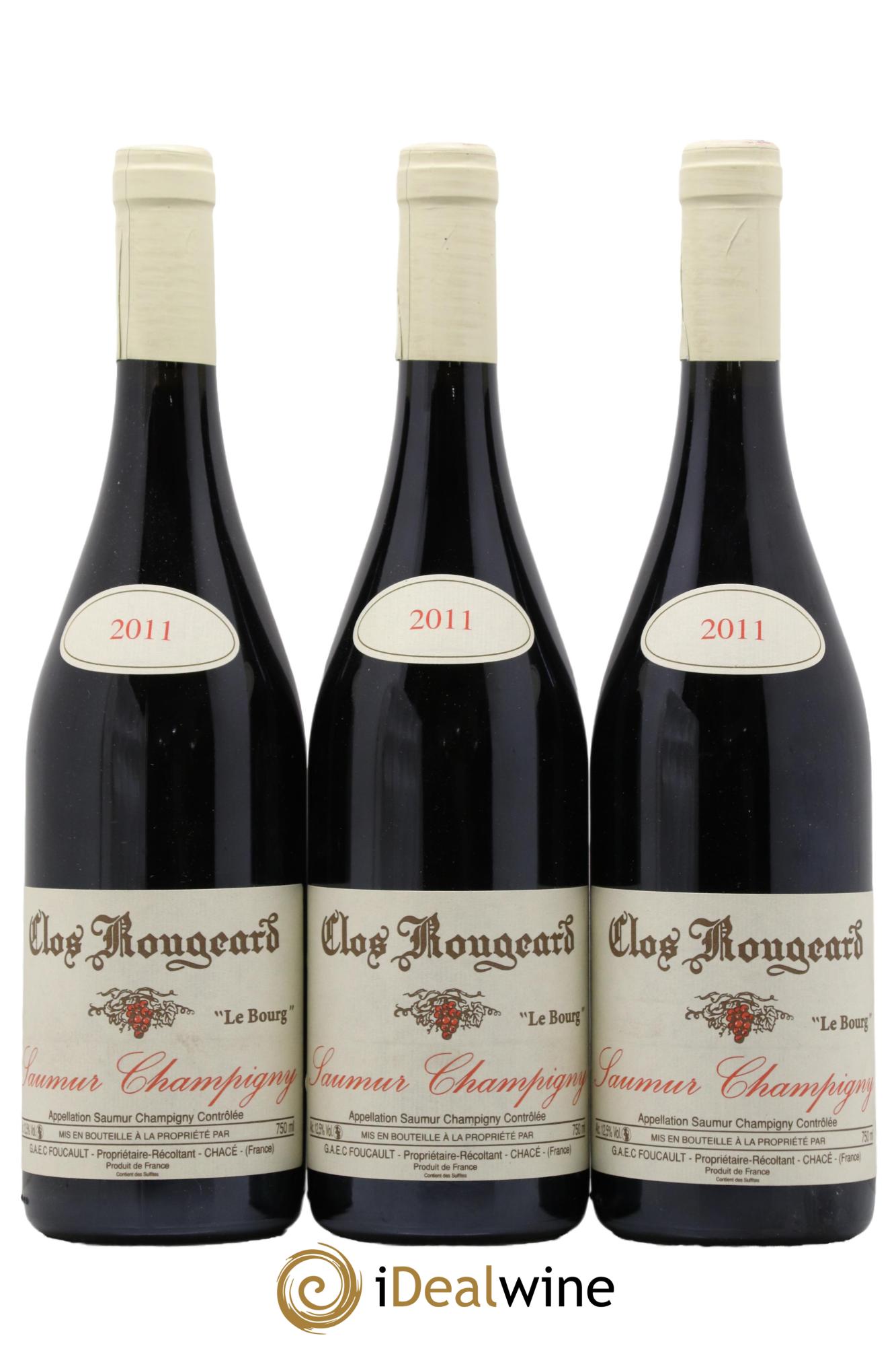 Saumur-Champigny Le Bourg Clos Rougeard 2011 - Lotto di 3 bottiglie - 0