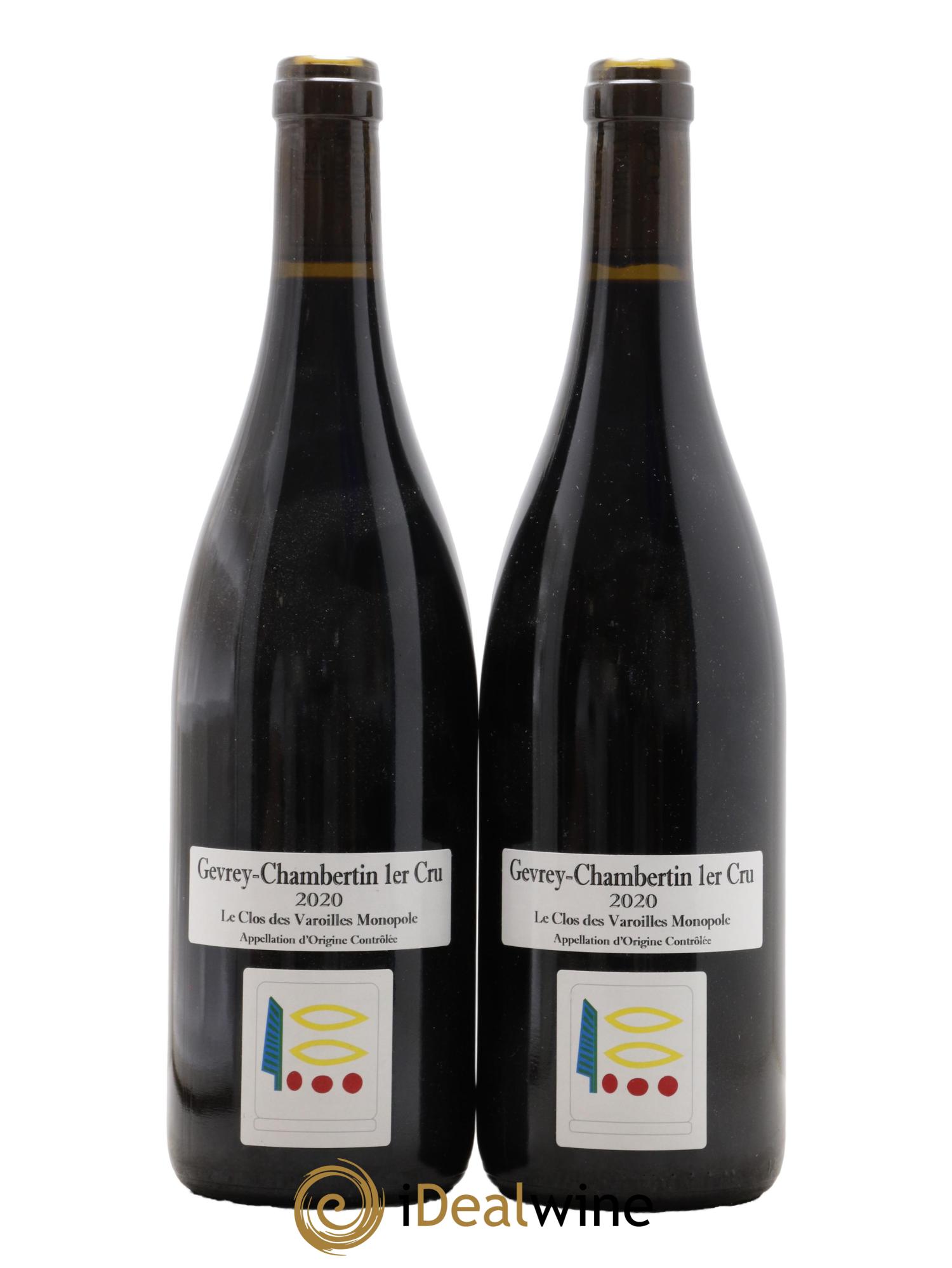 Gevrey-Chambertin 1er Cru Le Clos des Varoilles Monopole Prieuré Roch  2020 - Posten von 2 Flaschen - 0