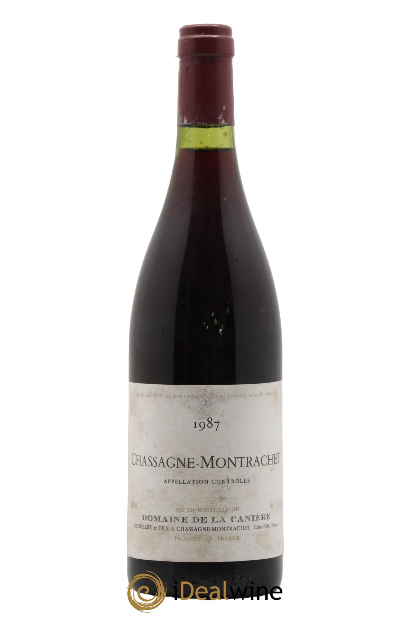 Chassagne-Montrachet Domaine De La Caniere 1987 - Lotto di 1 bottiglia - 0