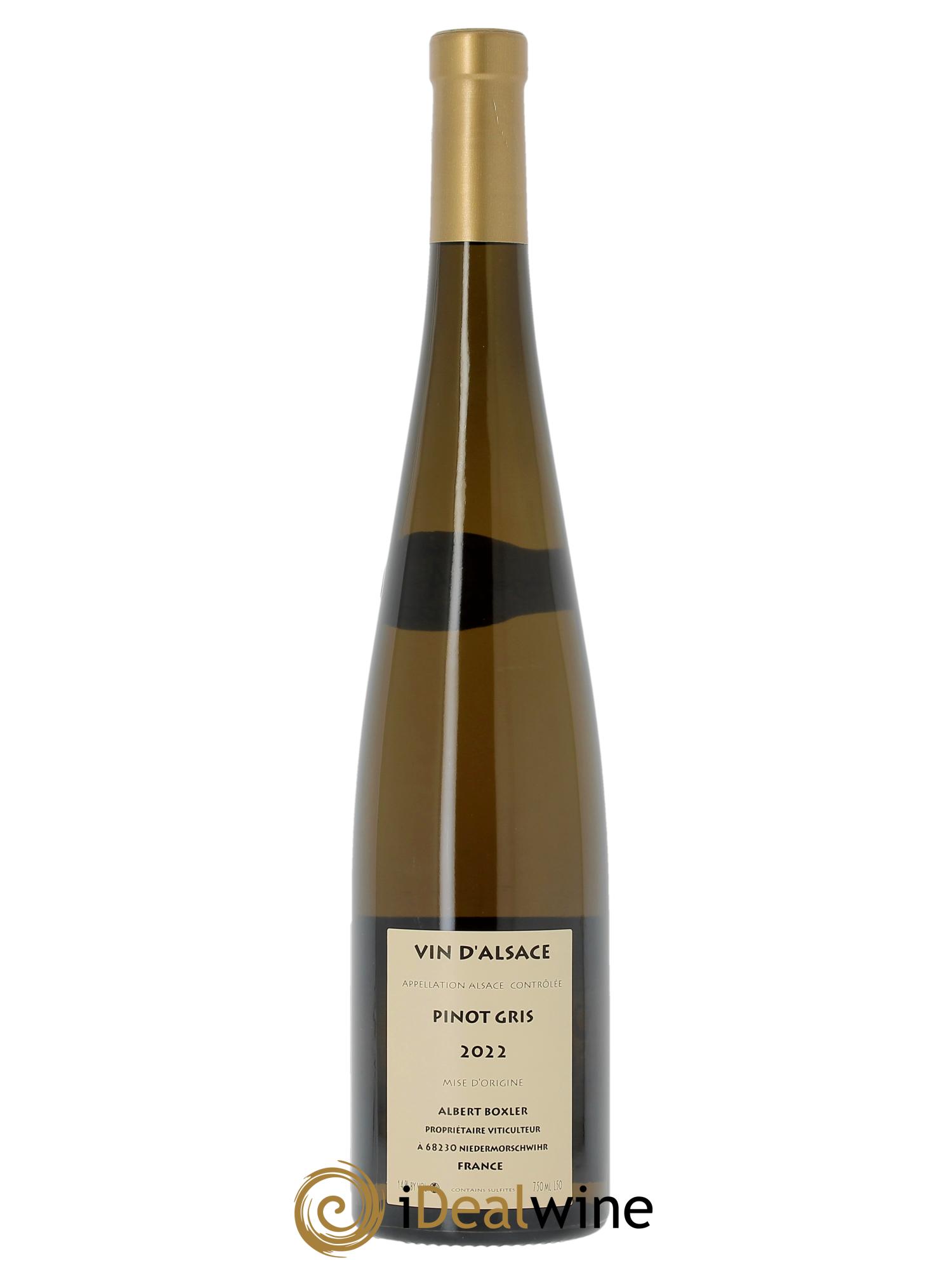 Alsace Pinot Gris Albert Boxler  2022 - Lot de 1 bouteille - 1