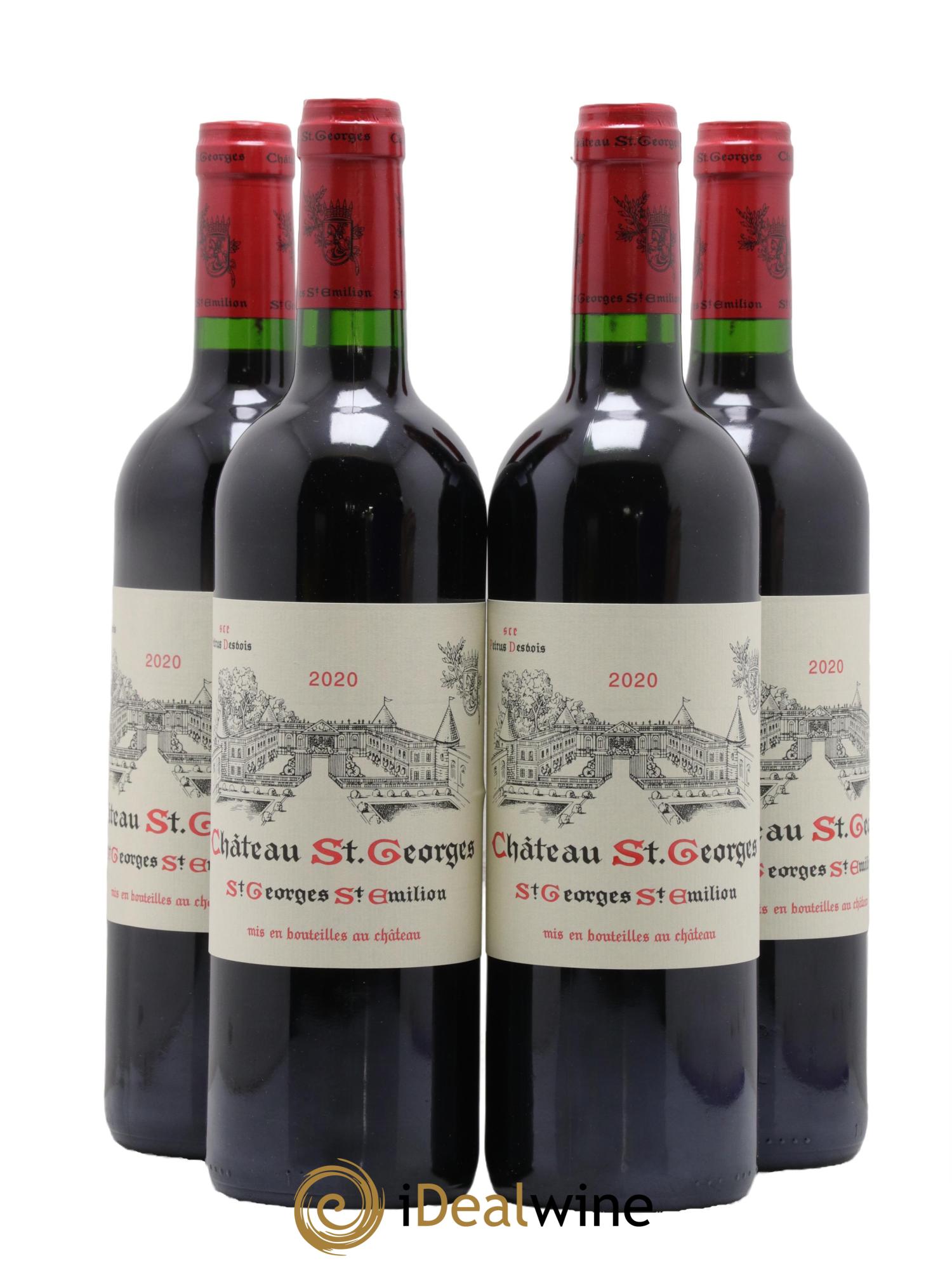 Saint Georges-Saint-Emilion Château St Georges 2020 - Lot of 4 bottles - 0