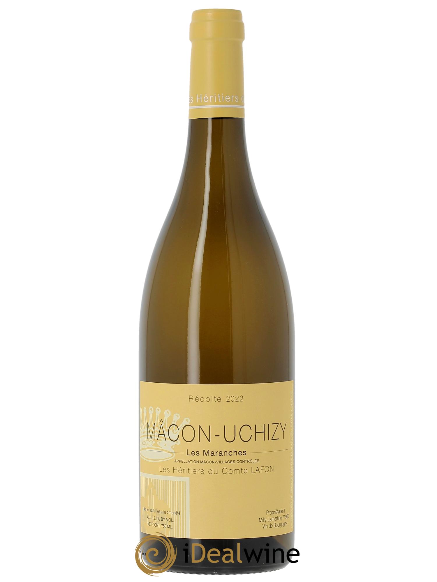 Mâcon Uchizy Les Maranches Héritiers du Comte Lafon (Domaine des)  2022 - Posten von 1 Flasche - 0