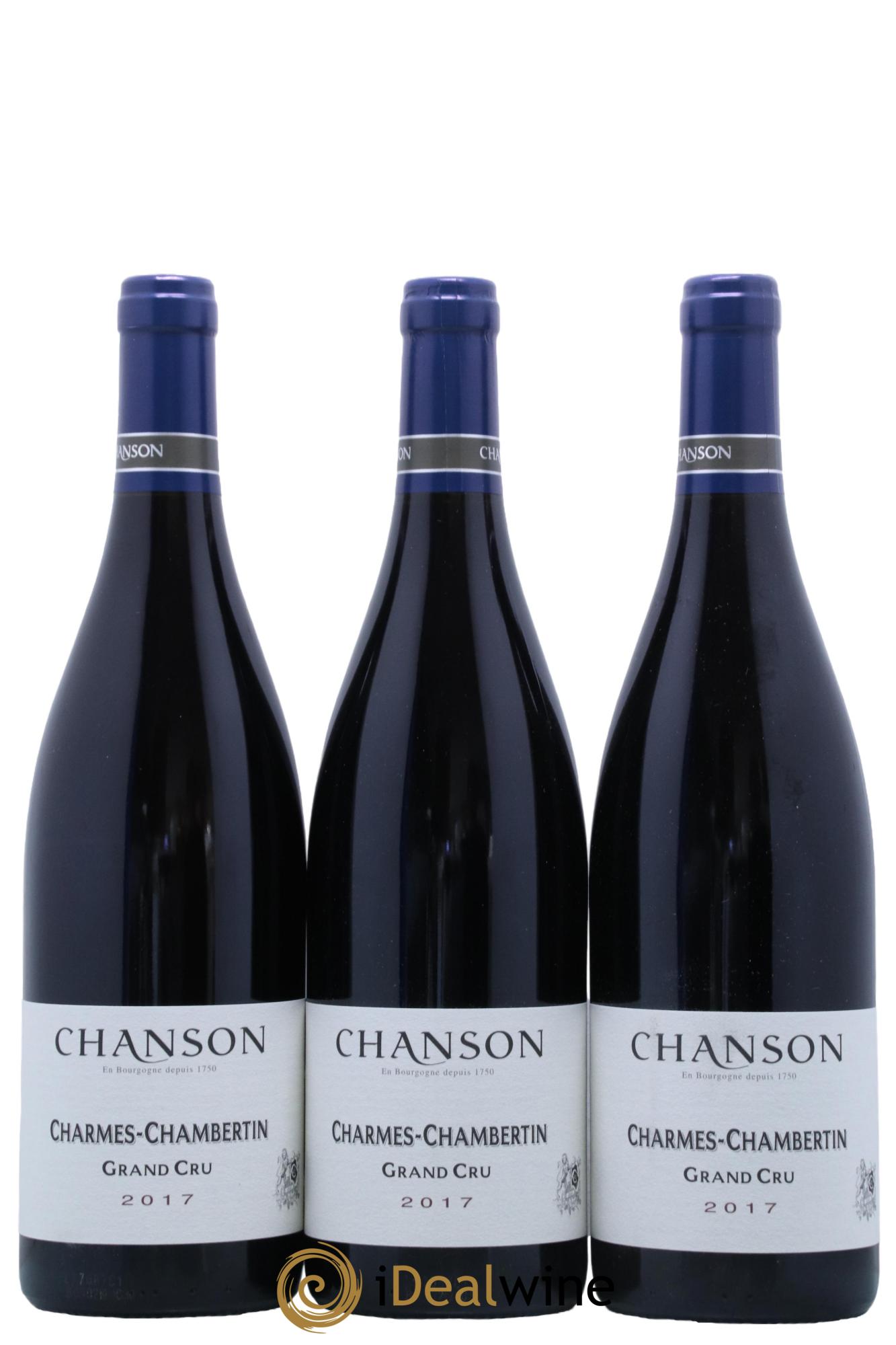 Charmes-Chambertin Grand Cru Chanson 2017 - Lot de 3 bouteilles - 0