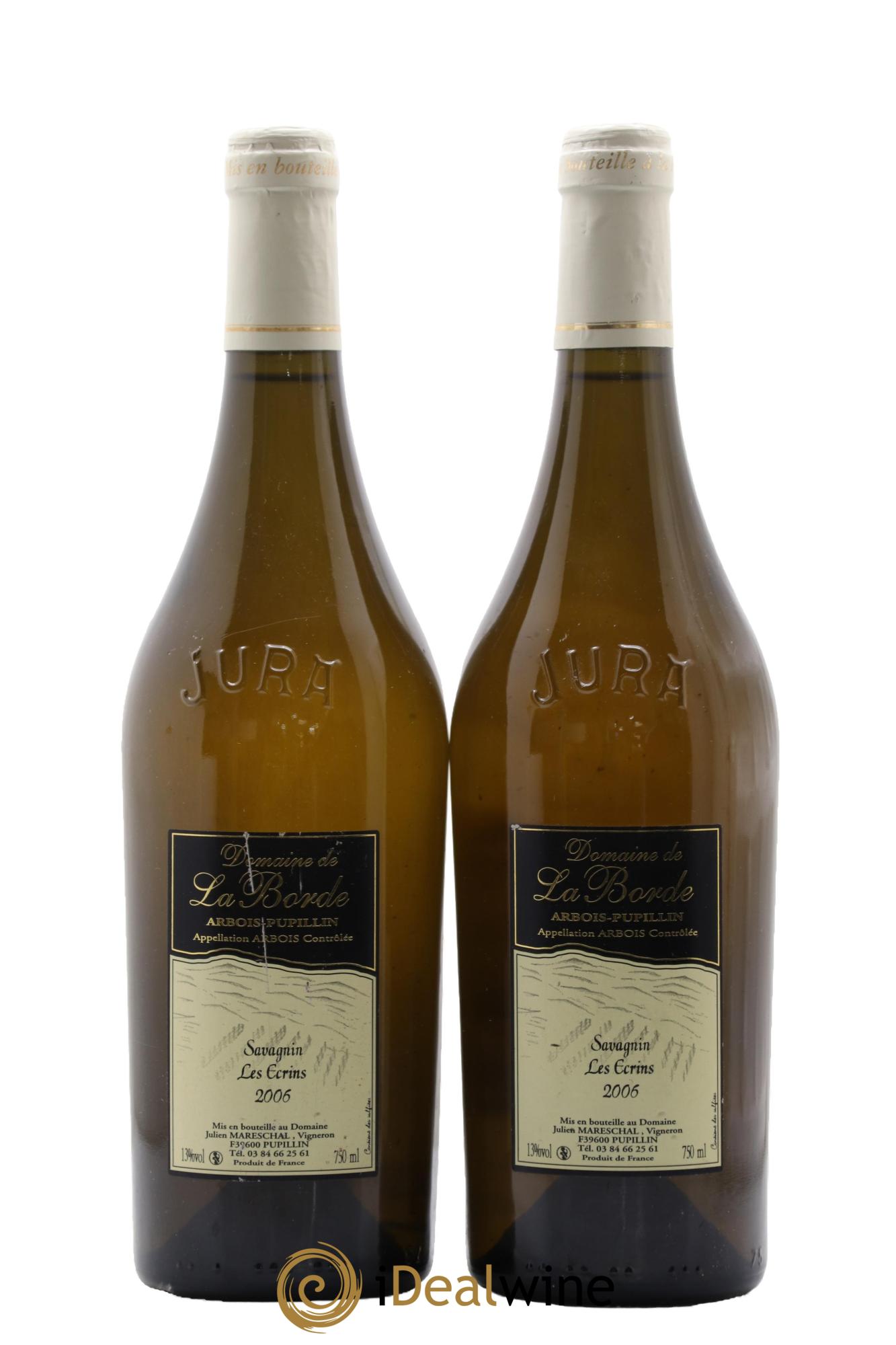 Arbois Pupillin Savagnin Les Ecrins Domaine de la Borde 2006 - Lot de 2 bouteilles - 0