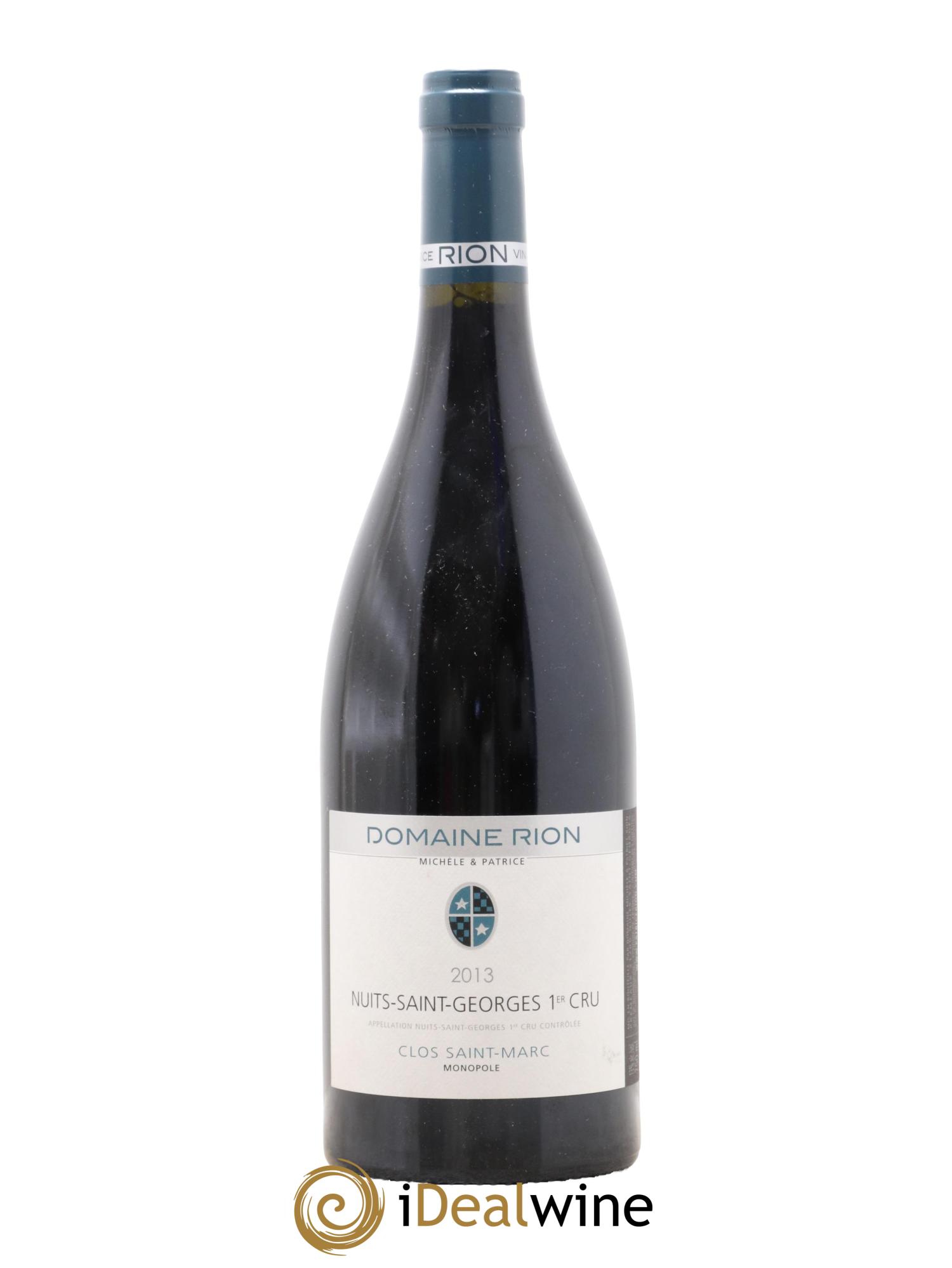 Nuits Saint-Georges 1er Cru Clos Saint Marc Patrice Rion (Domaine) 2013 - Lotto di 1 bottiglia - 0