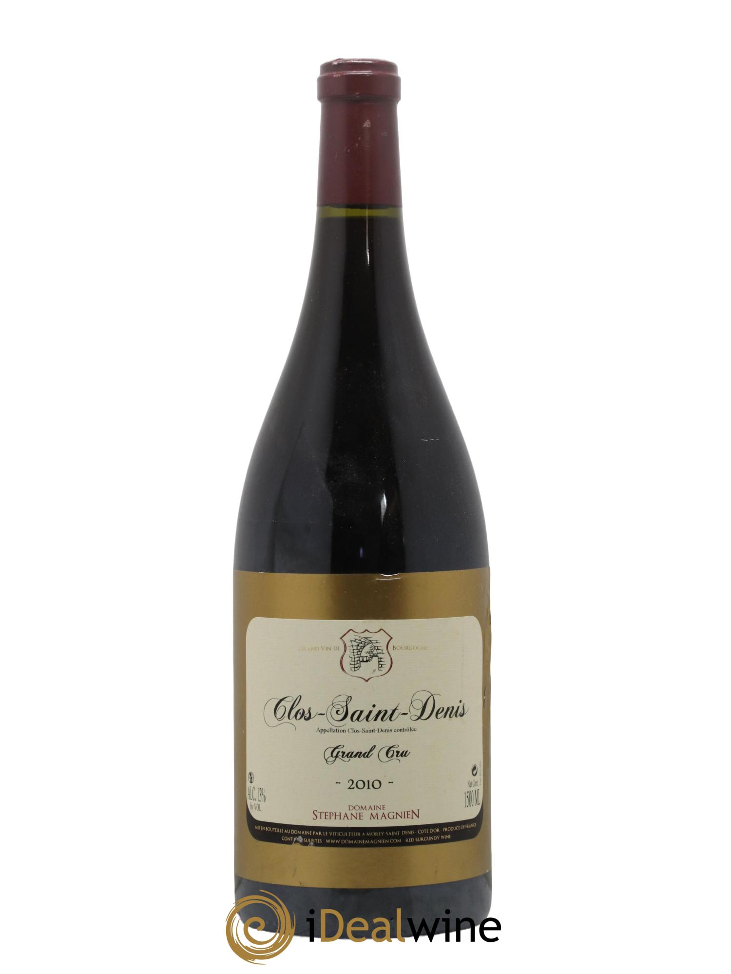 Clos Saint-Denis Grand Cru Stéphane Magnien (Domaine) 2010 - Lot de 1 magnum - 0