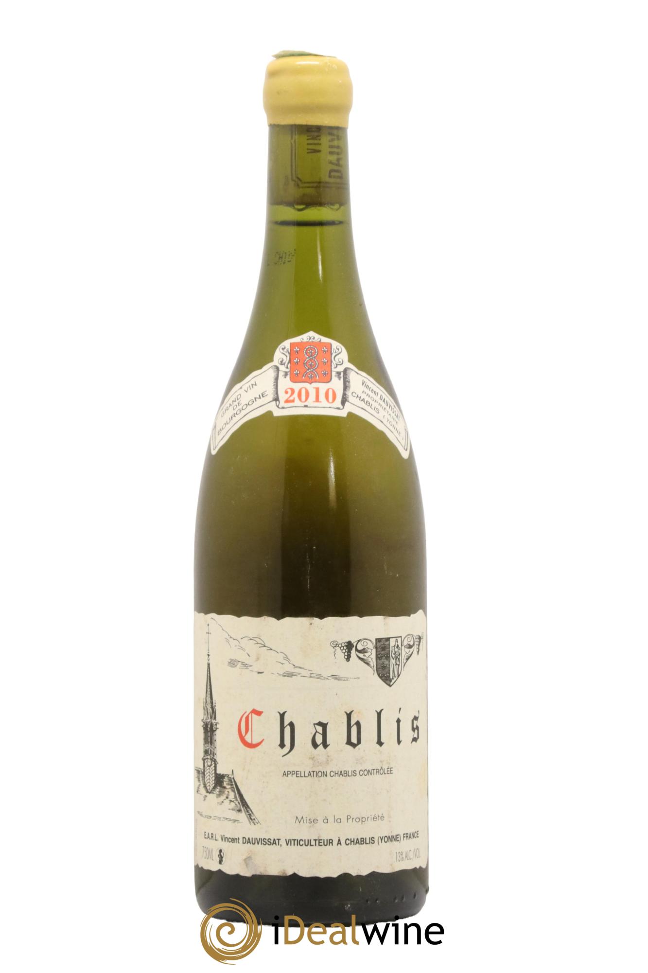 Chablis Vincent Dauvissat (Domaine) 2010 - Posten von 1 Flasche - 0