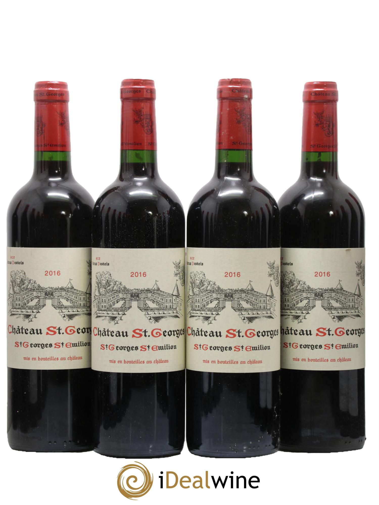 Château Saint-Georges 2016 - Lot of 4 bottles - 0