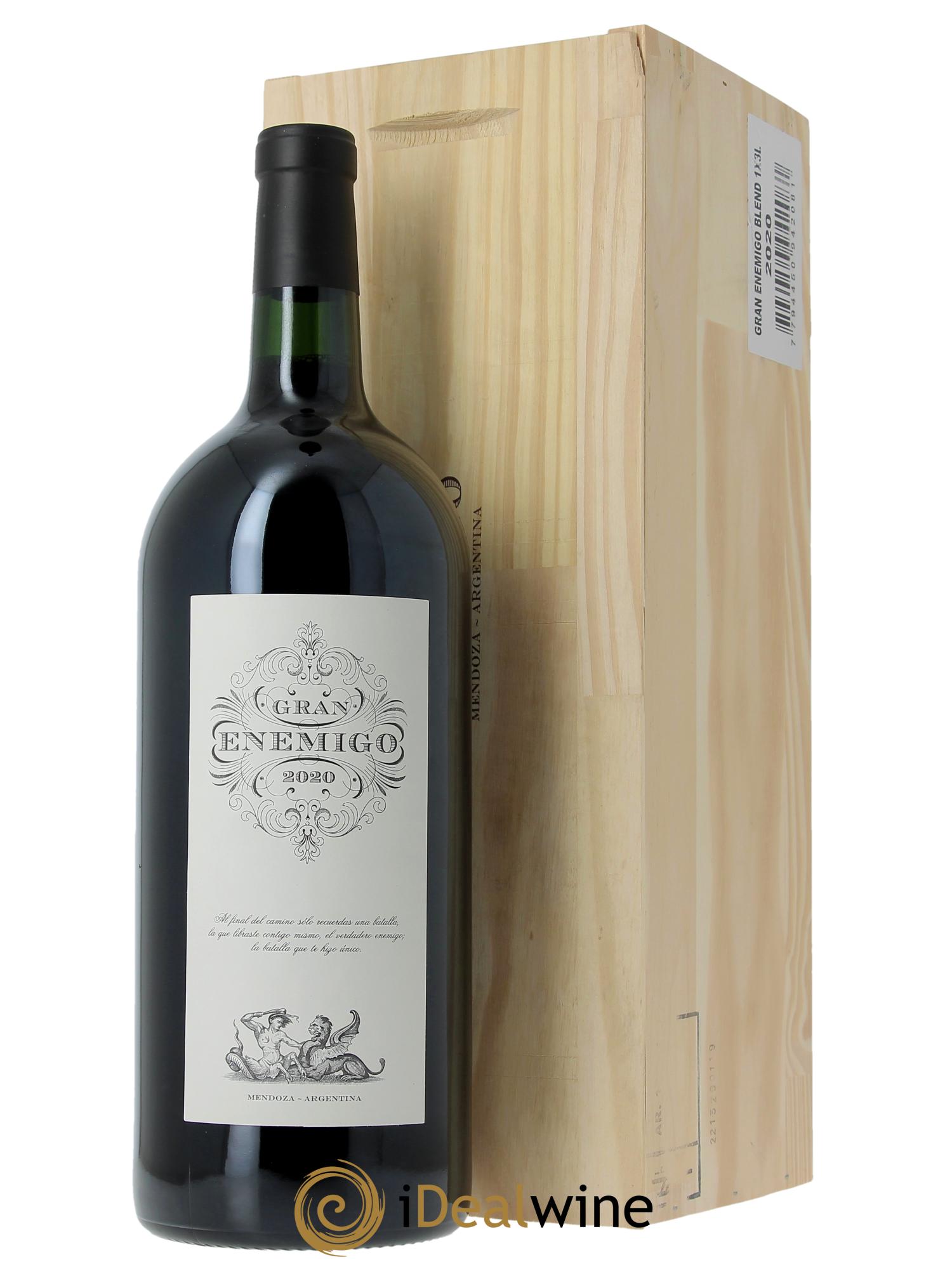 Mendoza Gran Enemigo El Enemigo (Original-holzkiste ab 1 dmg) 2020 - Posten von 1 Doppel-Magnum - 0