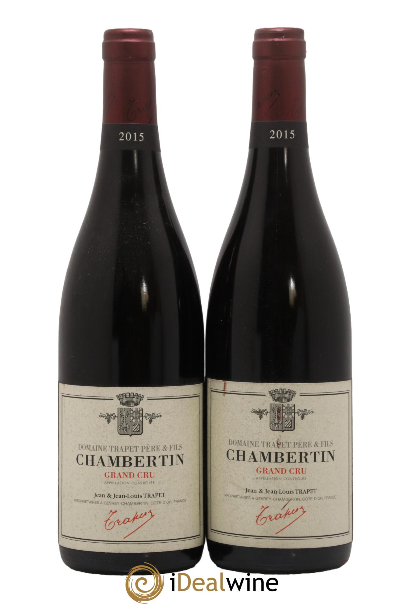 Chambertin Grand Cru Domaine Trapet  2015 - Lot de 2 bouteilles - 0