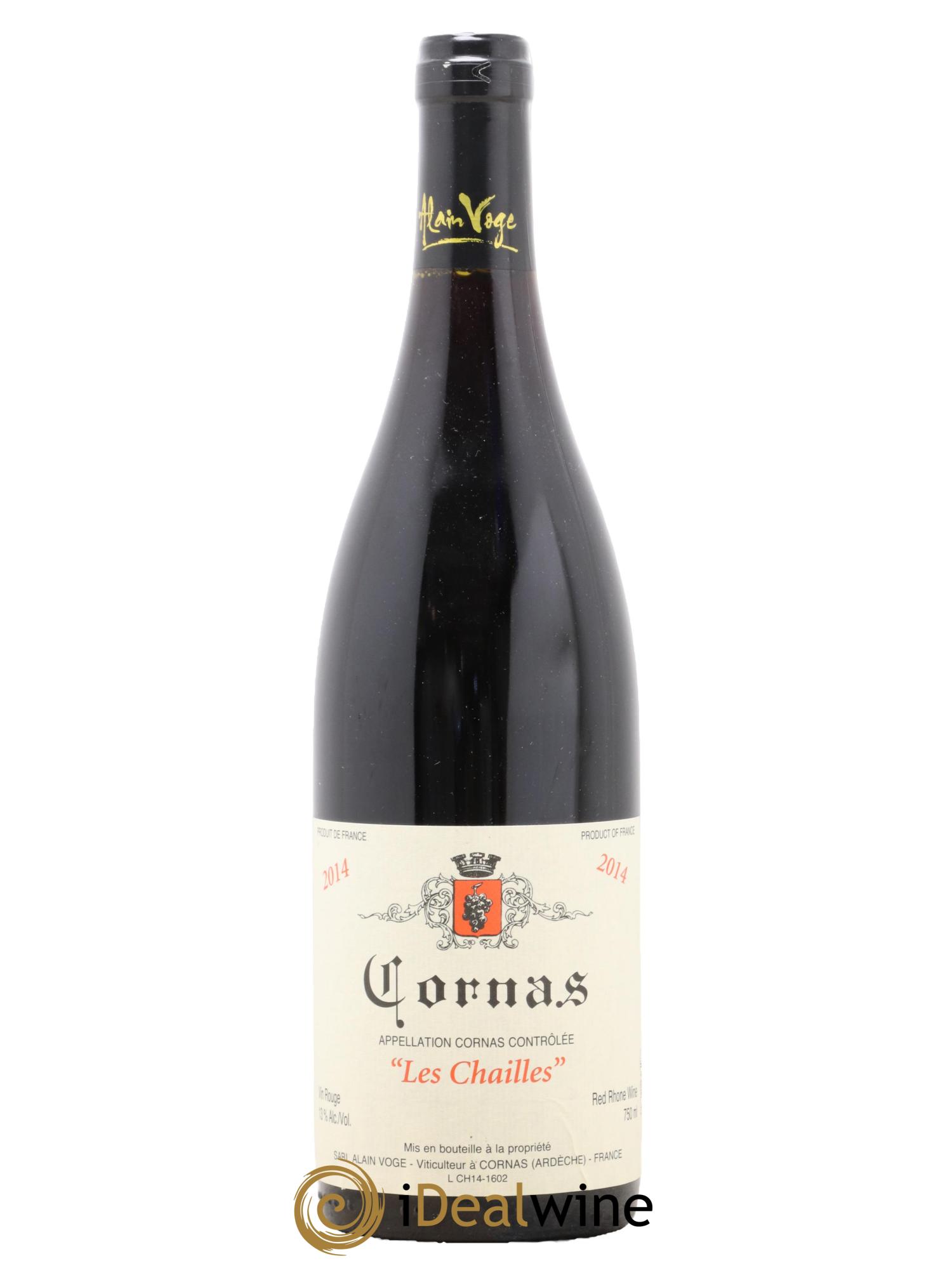 Cornas Les Chailles Alain Voge (Domaine) 2014 - Posten von 1 Flasche - 0