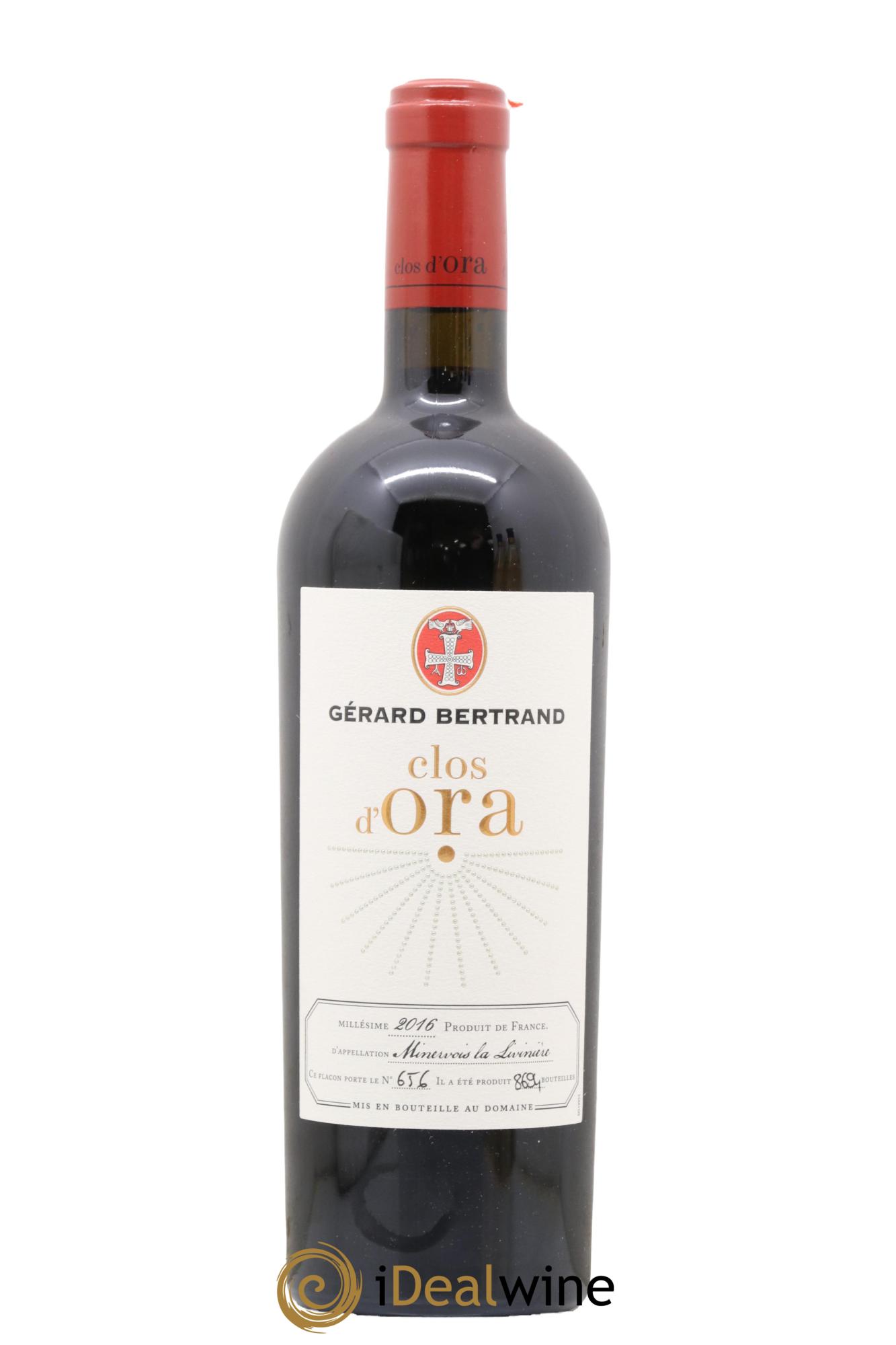 Minervois La Livinière Clos d'Ora Gérard Bertrand 2016 - Posten von 1 Flasche - 0