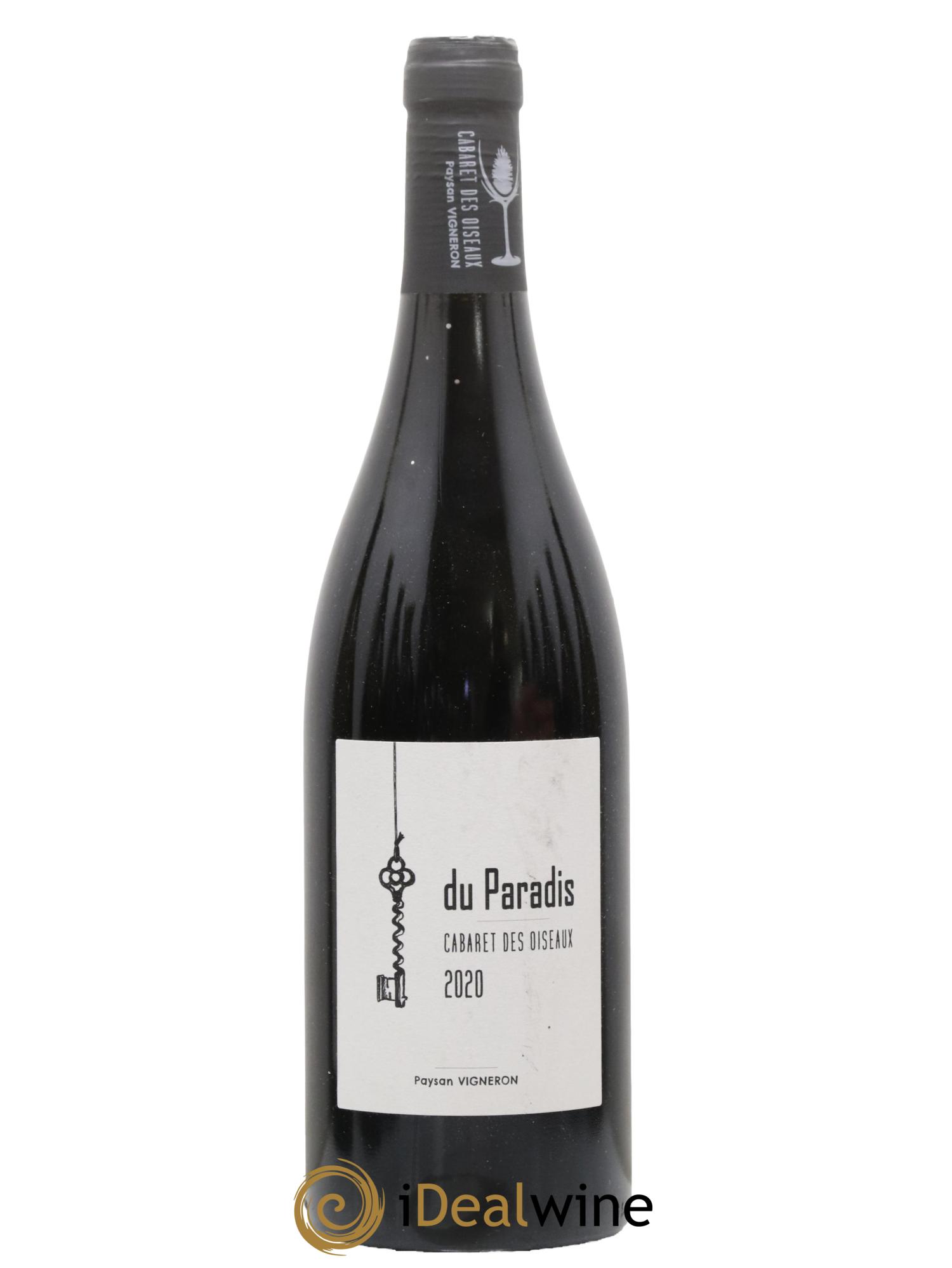 Vin de France Trousseau Clé du Paradis Cabaret des Oiseaux 2020 - Lot de 1 bouteille - 0