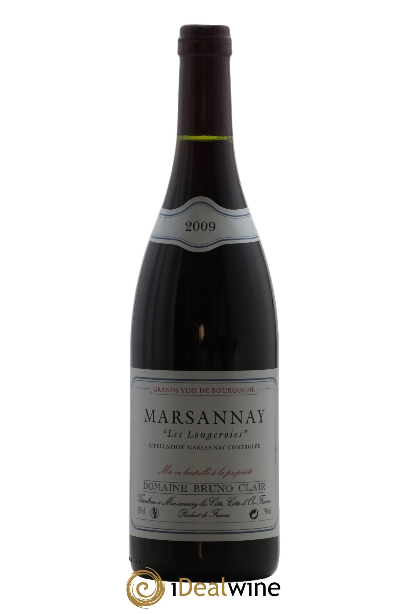 Marsannay Les Longeroies Bruno Clair (Domaine) 2009 - Posten von 1 Flasche - 0