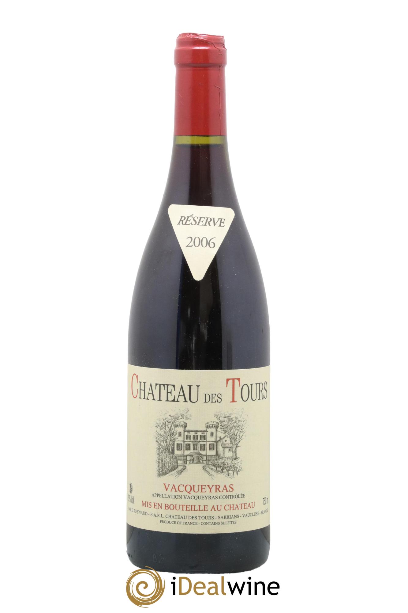 Vacqueyras Château des Tours Emmanuel Reynaud 2006 - Lotto di 1 bottiglia - 0