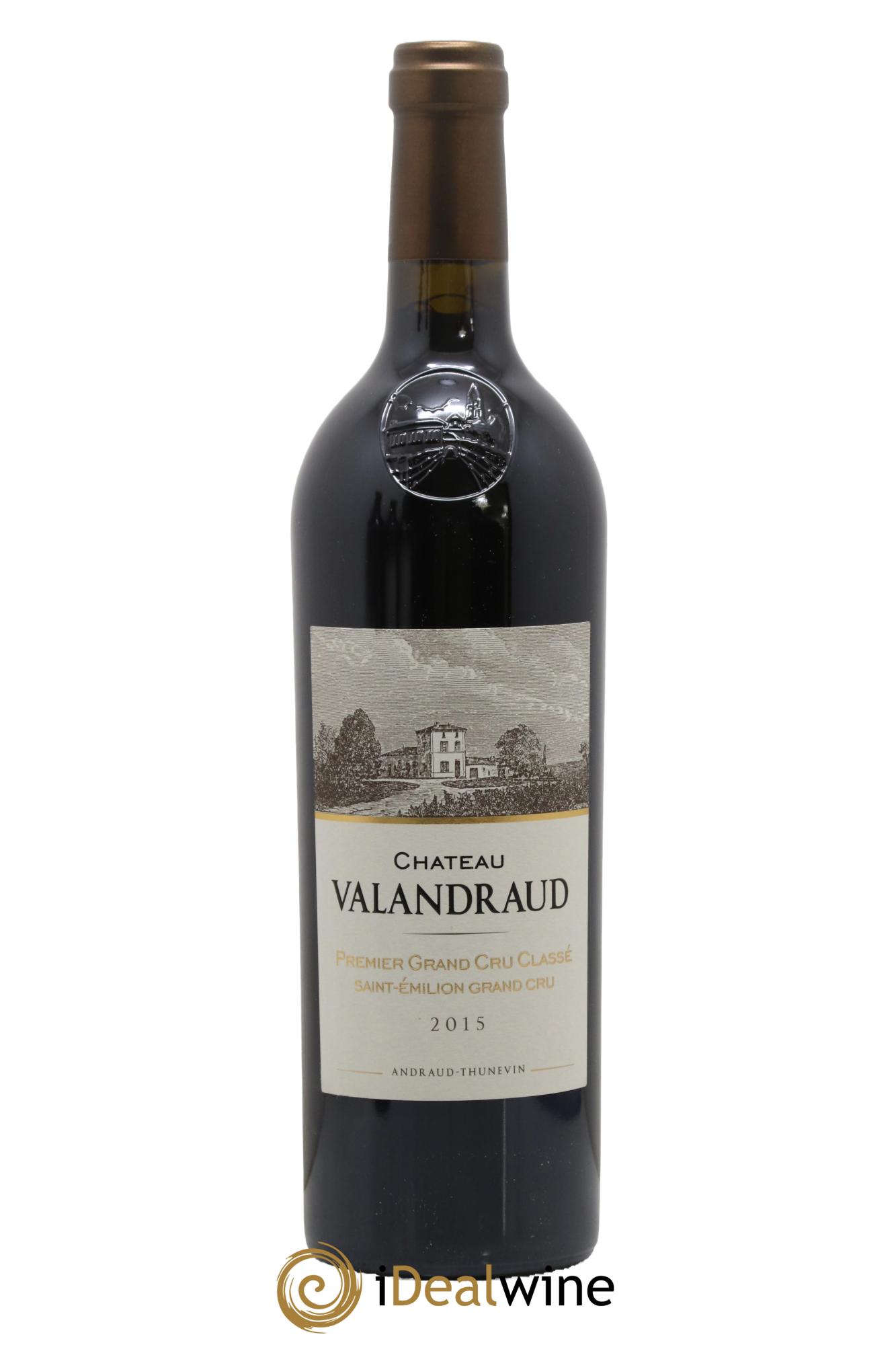 Château de Valandraud 1er Grand Cru Classé B depuis 2012  2015 - Posten von 1 Flasche - 0