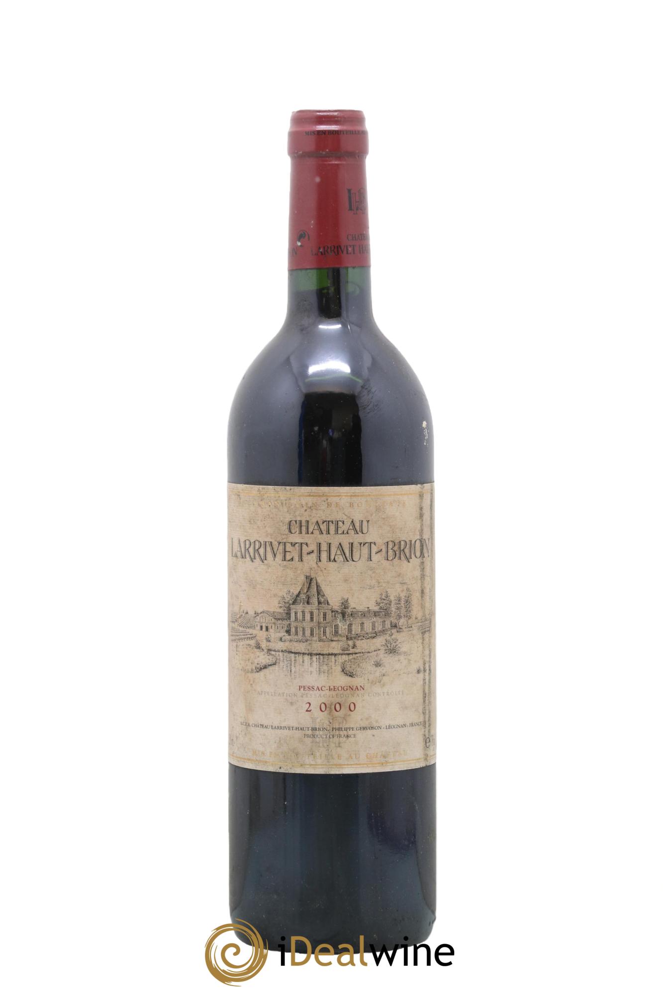 Château Larrivet Haut-Brion 2000 - Lot de 1 bouteille - 0