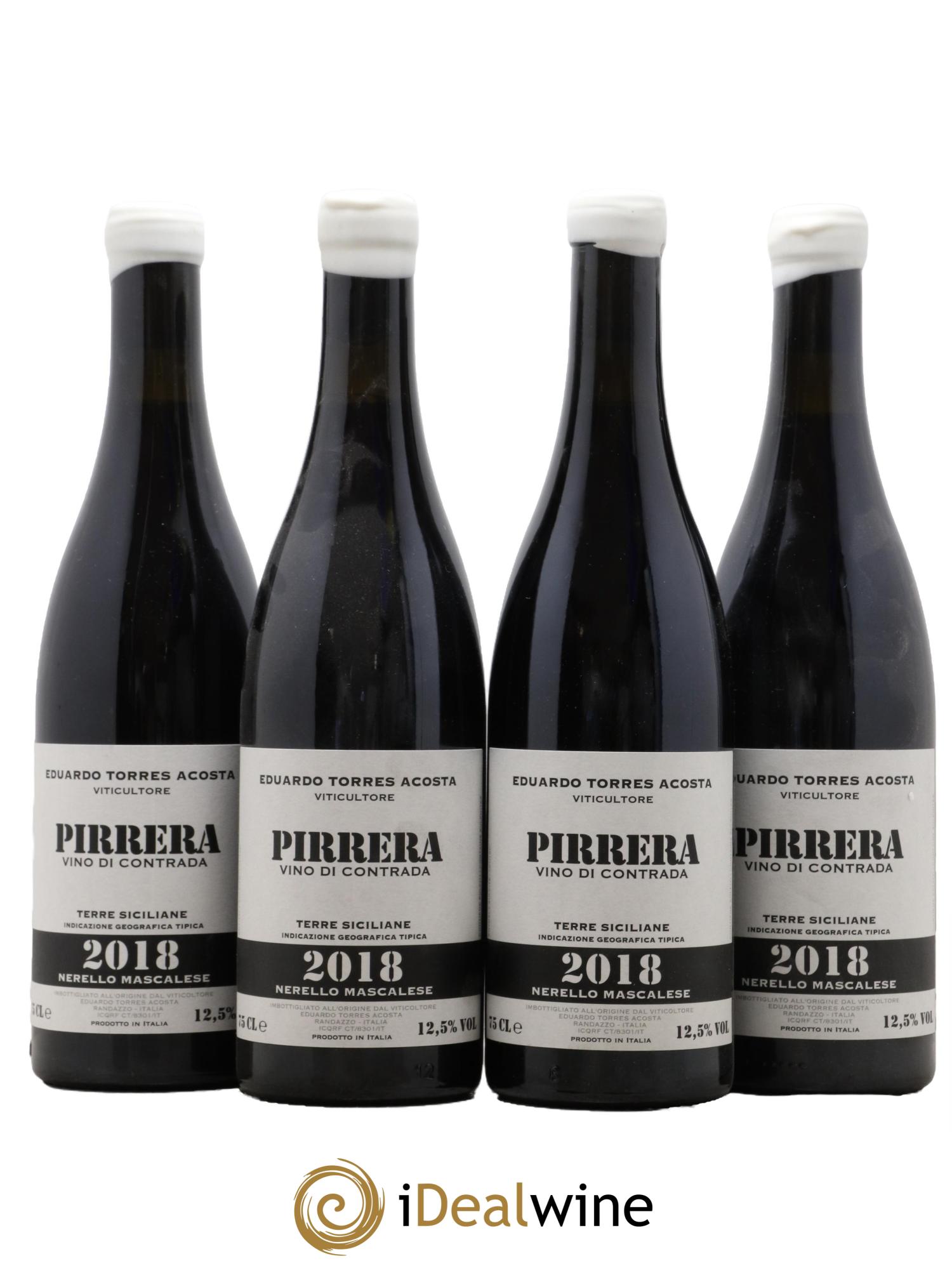 Terre Siciliane IGT Eduardo Torres Acosta Pirrera 2018 - Lot de 4 bouteilles - 0