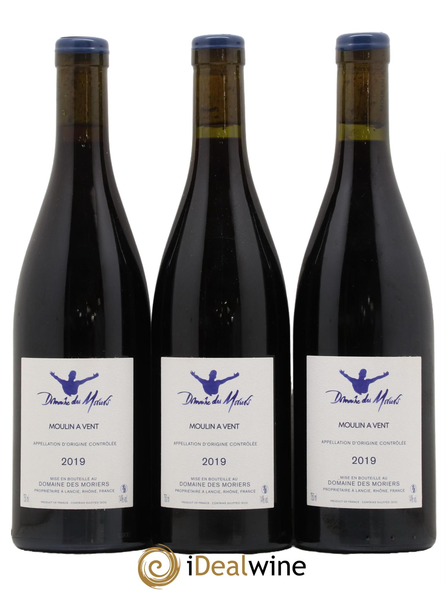 Moulin à Vent Domaine des Moriers 2019 - Lot de 3 bouteilles - 1