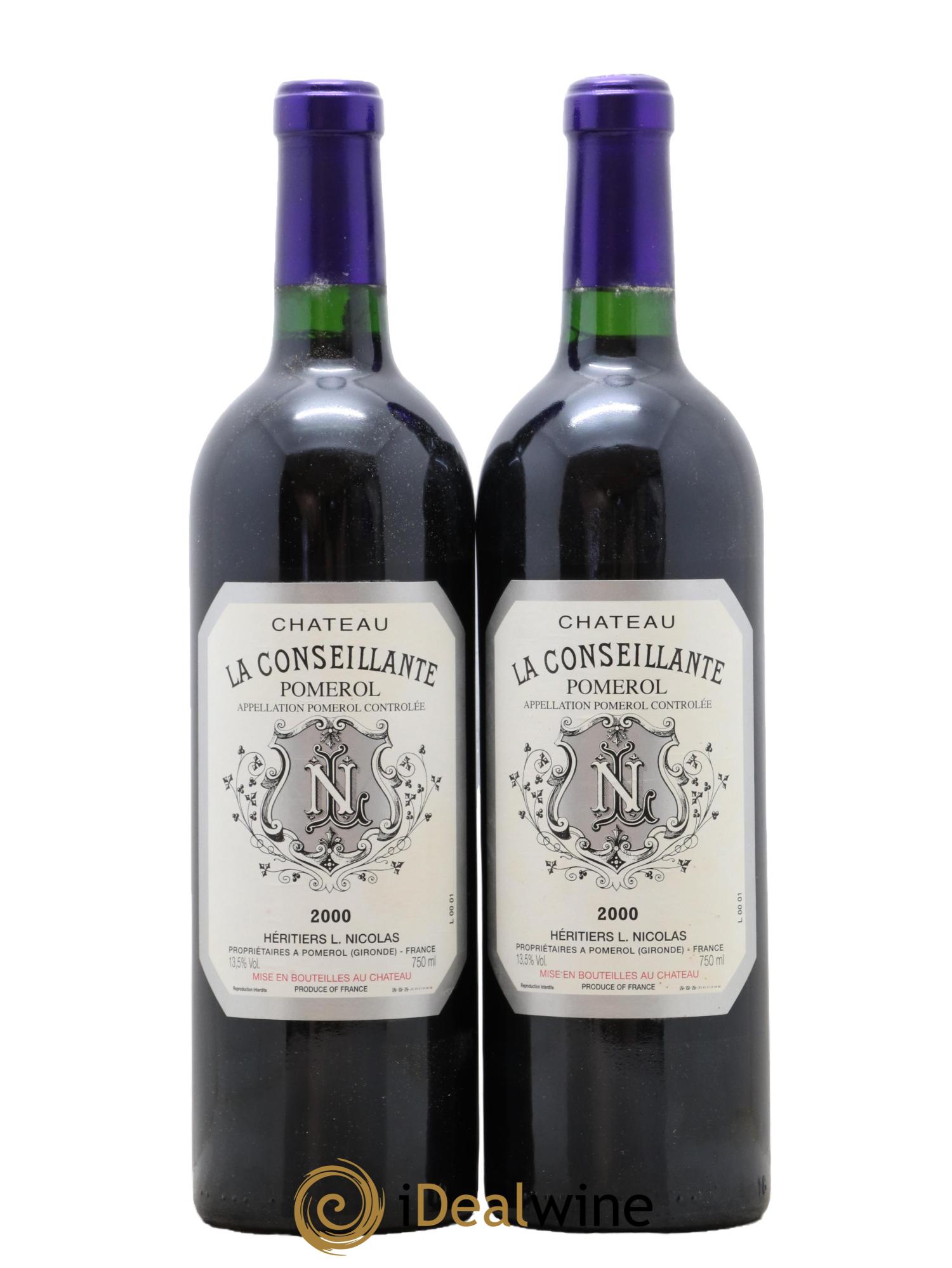 Château la Conseillante 2000 - Lot de 2 bouteilles - 0