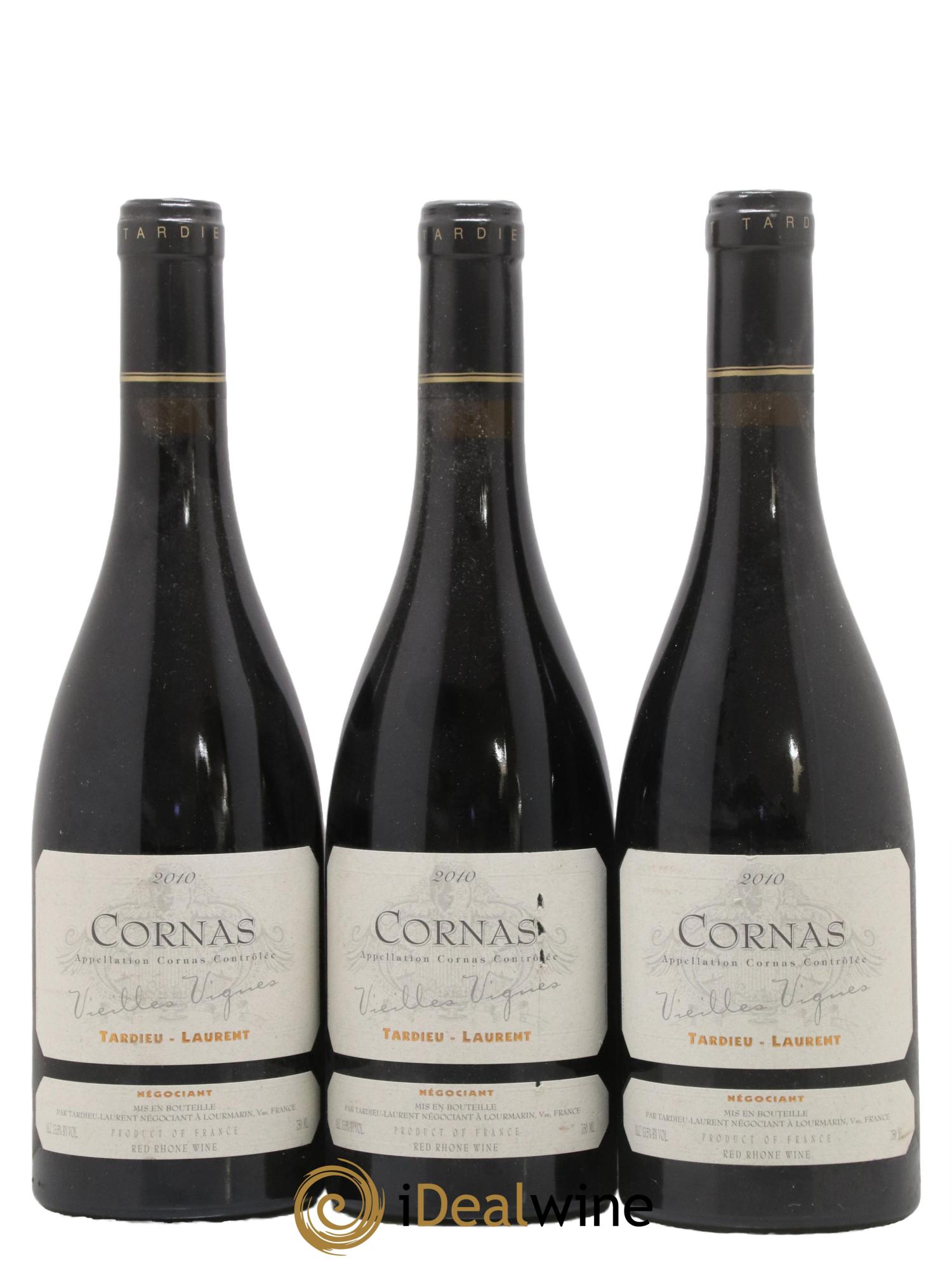 Cornas Vieilles vignes Maison Tardieu-Laurent 2010 - Lotto di 3 bottiglie - 0