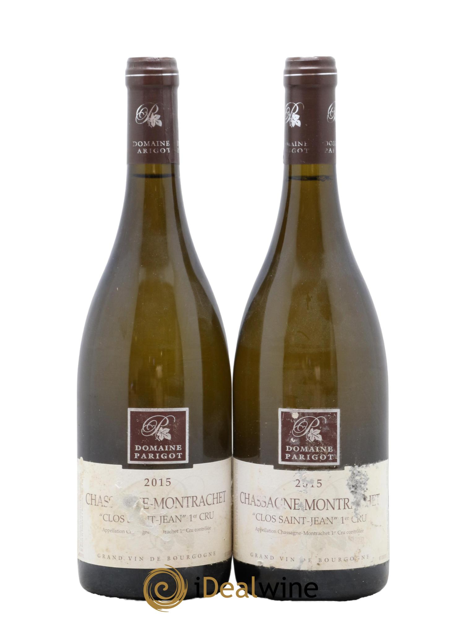 Chassagne-Montrachet 1er Cru Clos Saint Jean Parigot 2015 - Lot de 2 bouteilles - 0